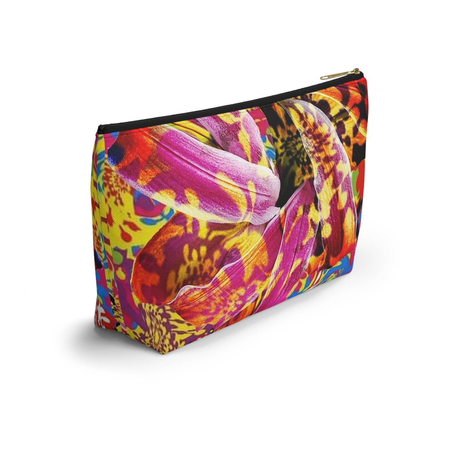 Floral Fiesta Accessory Pouch w T-bottom