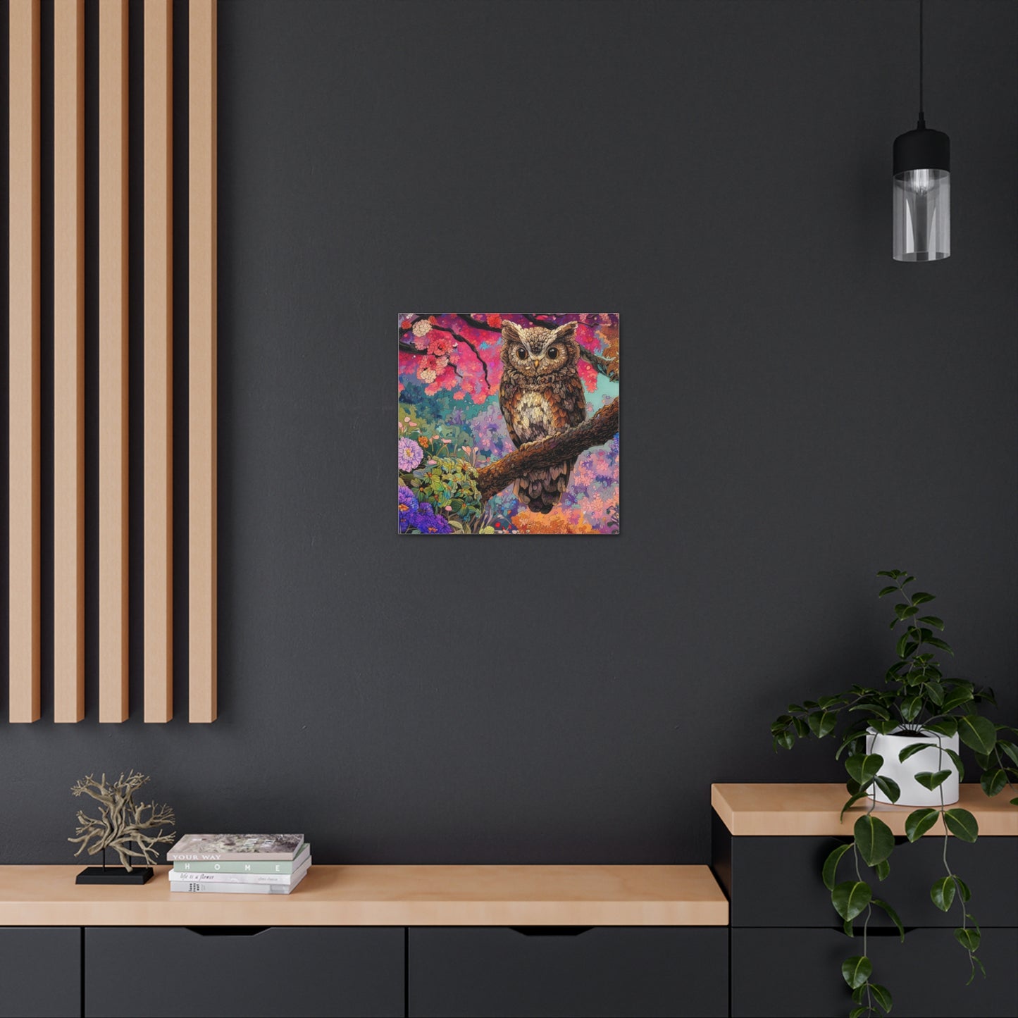 Nebraska Owl - Canvas Wall Art