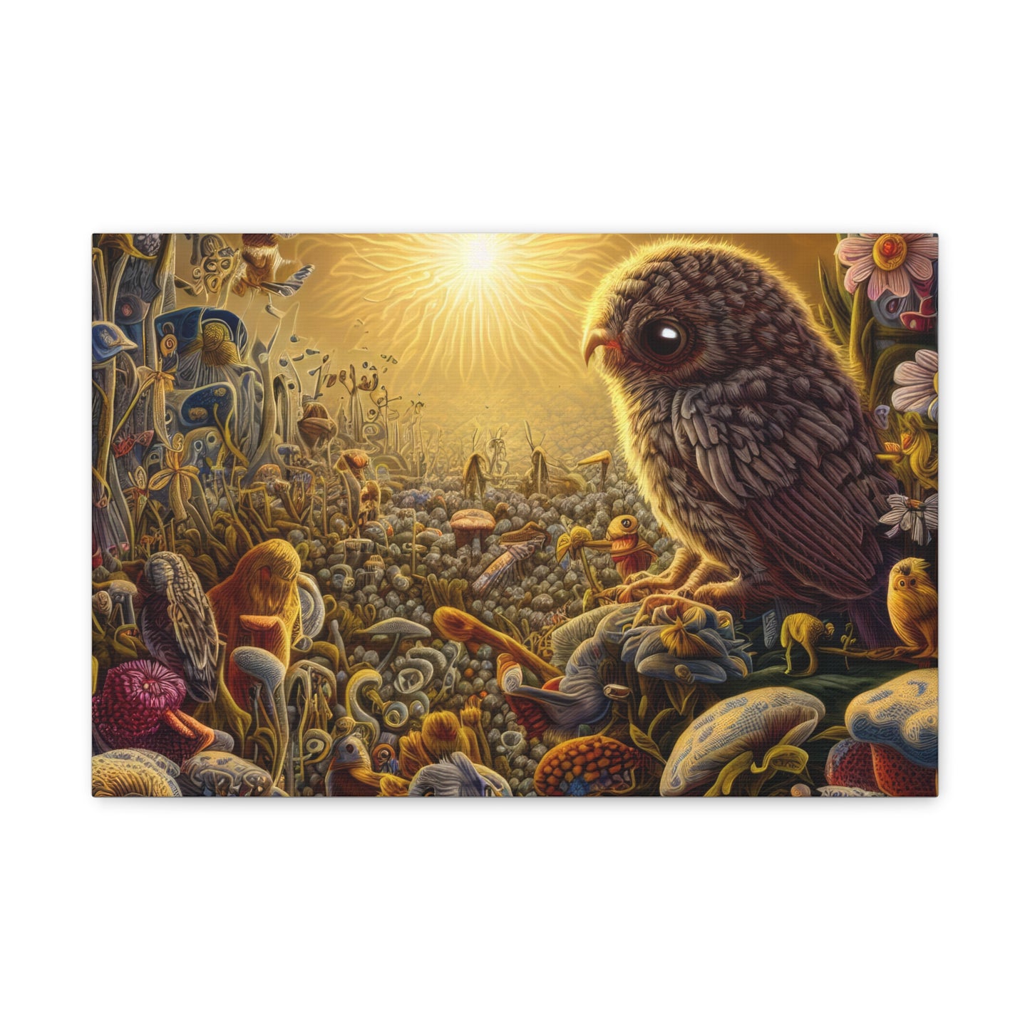 Virginia Owl - Canvas Wall Art