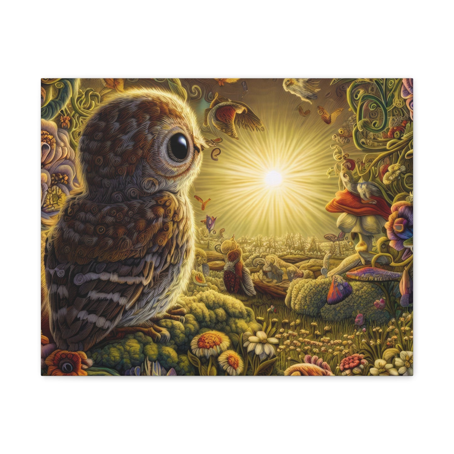 Massachusetts Owl - Canvas Wall Art