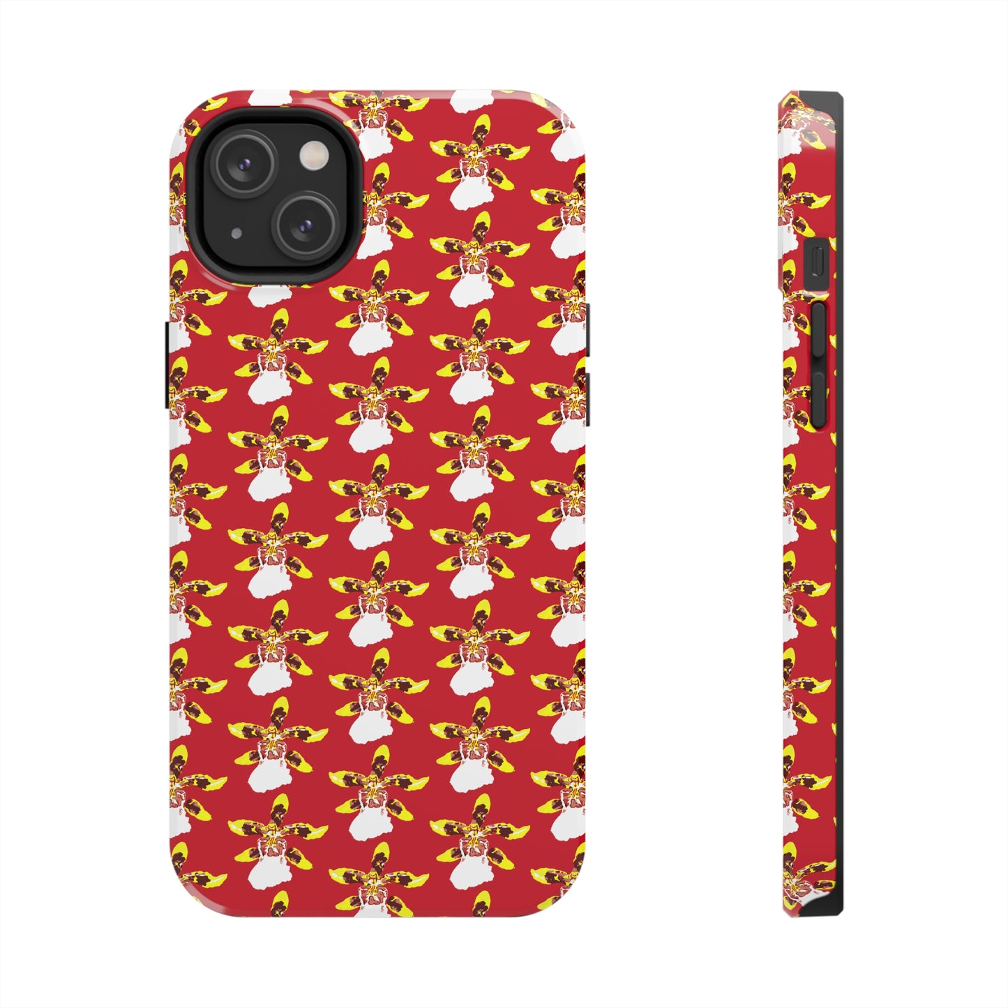 Tiger Orchid Red Tough Phone Case