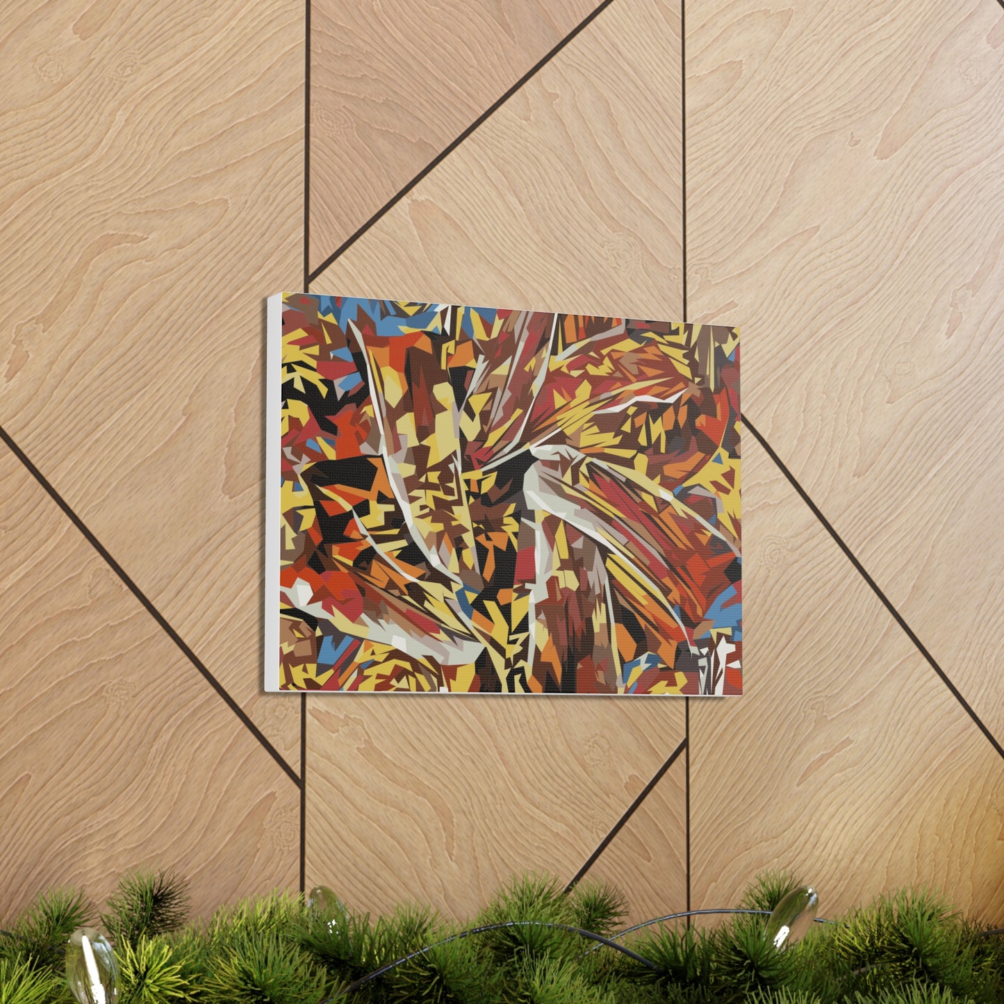 Abstract Floral Fiesta Canvas Gallery Wraps