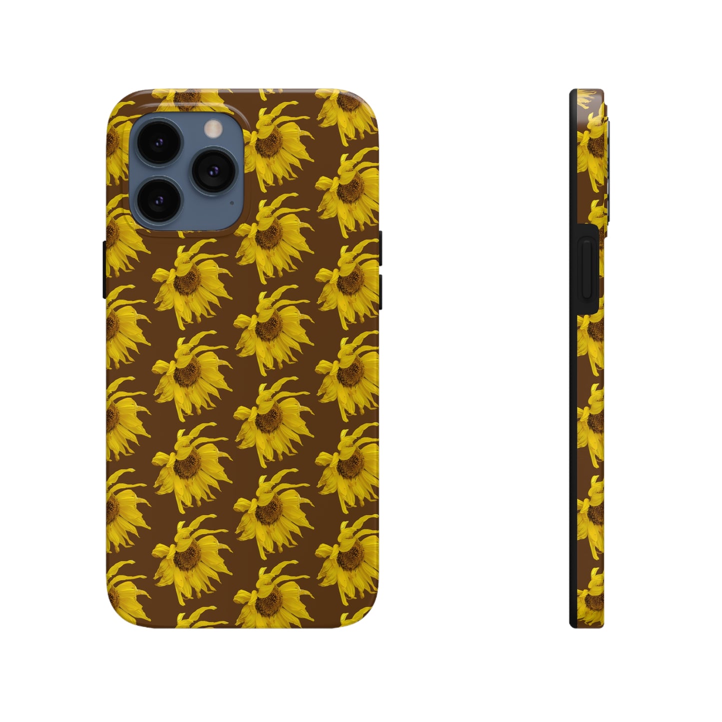 Fall Sunflower Brown Tough Phone Case