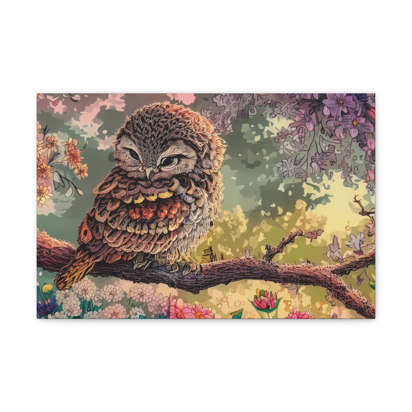 Oregon Owl - Canvas Wall Art