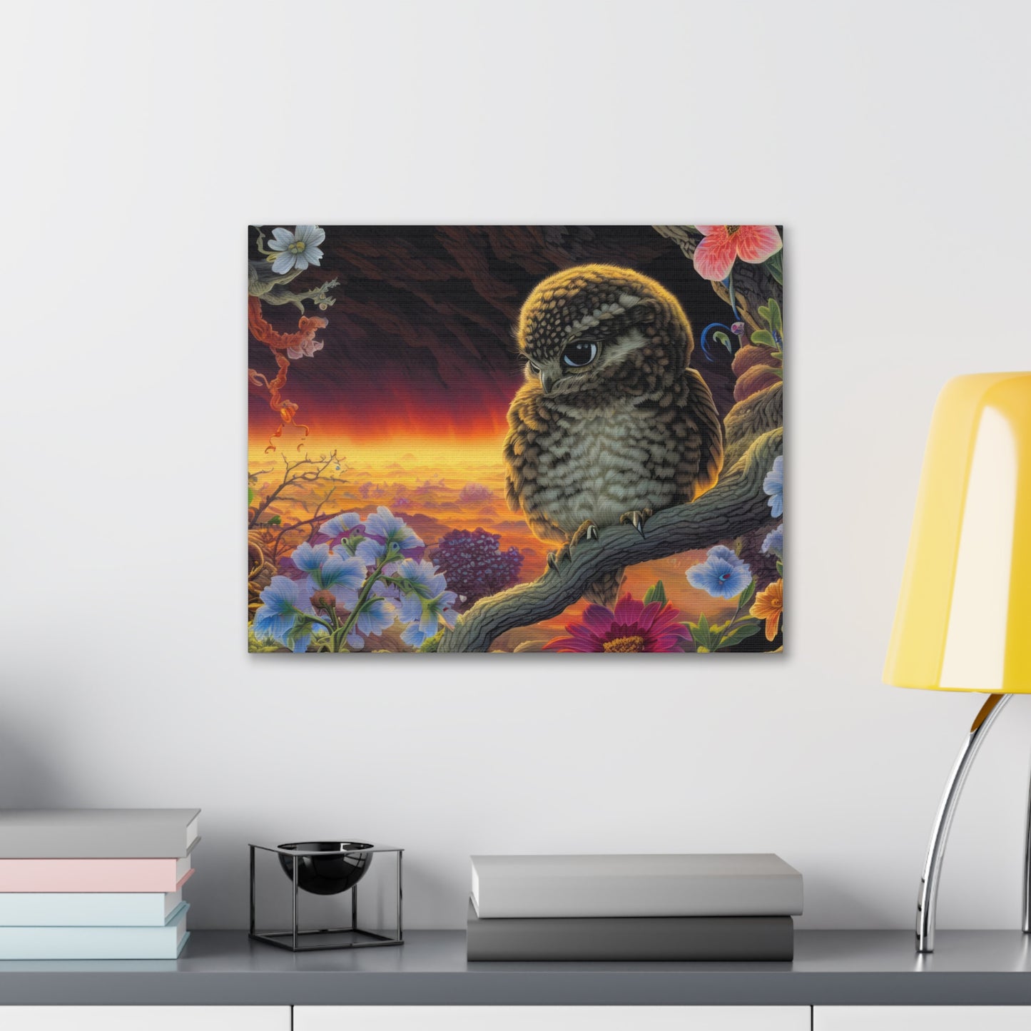 New Jersey Owl - Canvas Wall Art