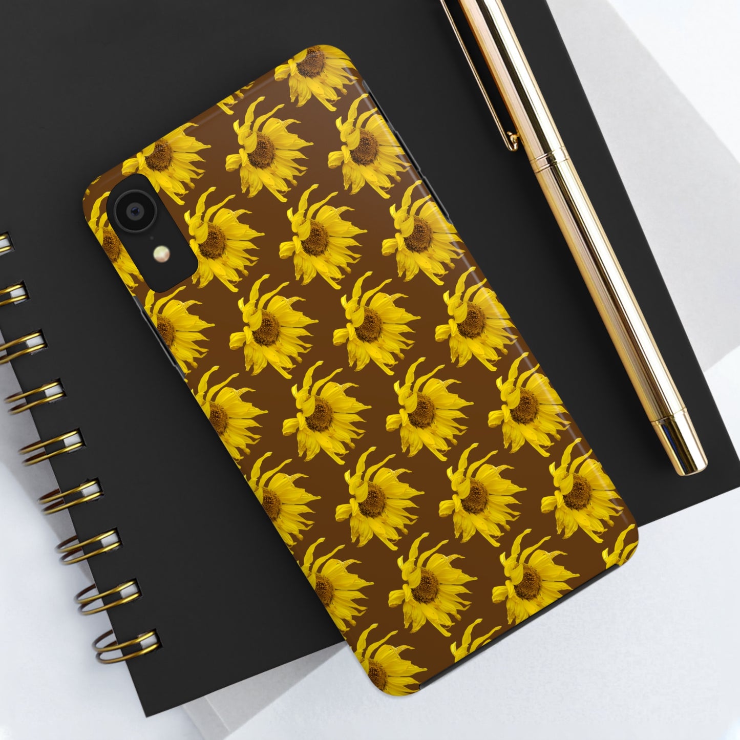 Fall Sunflower Brown Tough Phone Case