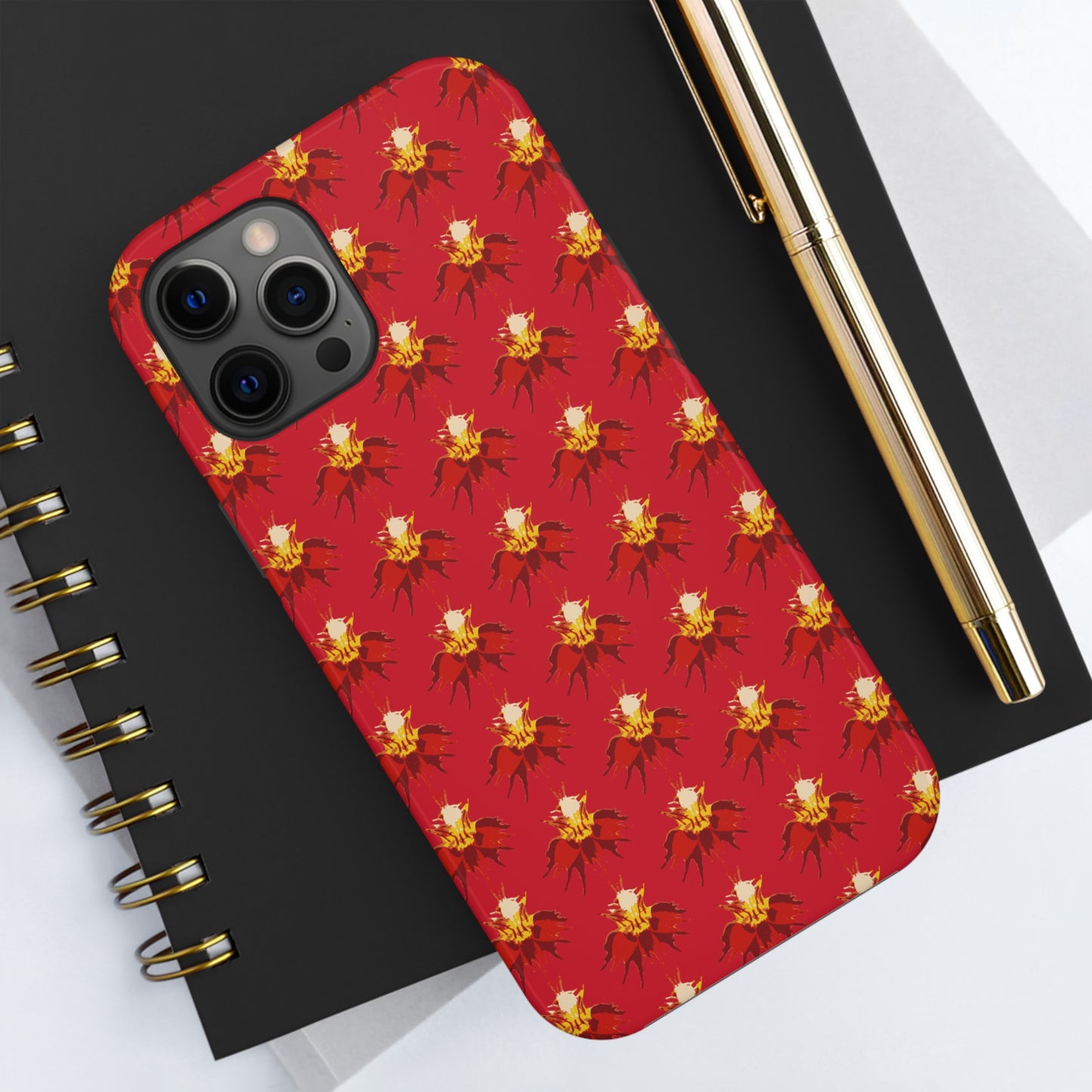 Orchid Sepal Red Tough Phone Case