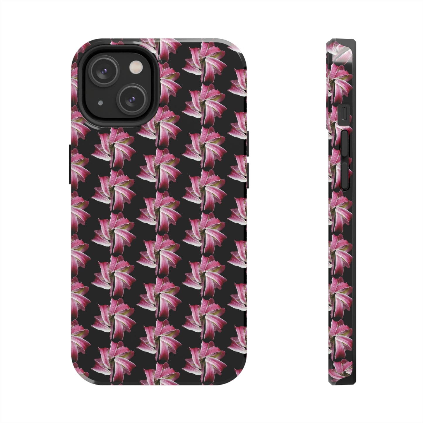 Morning Lily Black Tough Phone Case