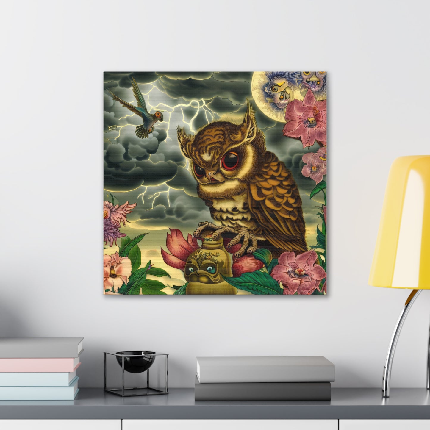 Indiana Owl - Canvas Wall Art