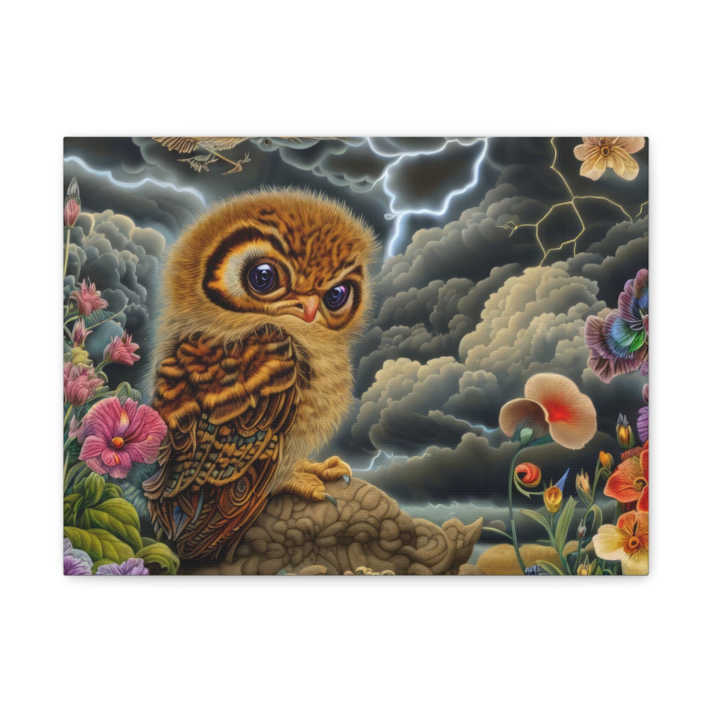 Achilles Owl - Canvas Wall Art