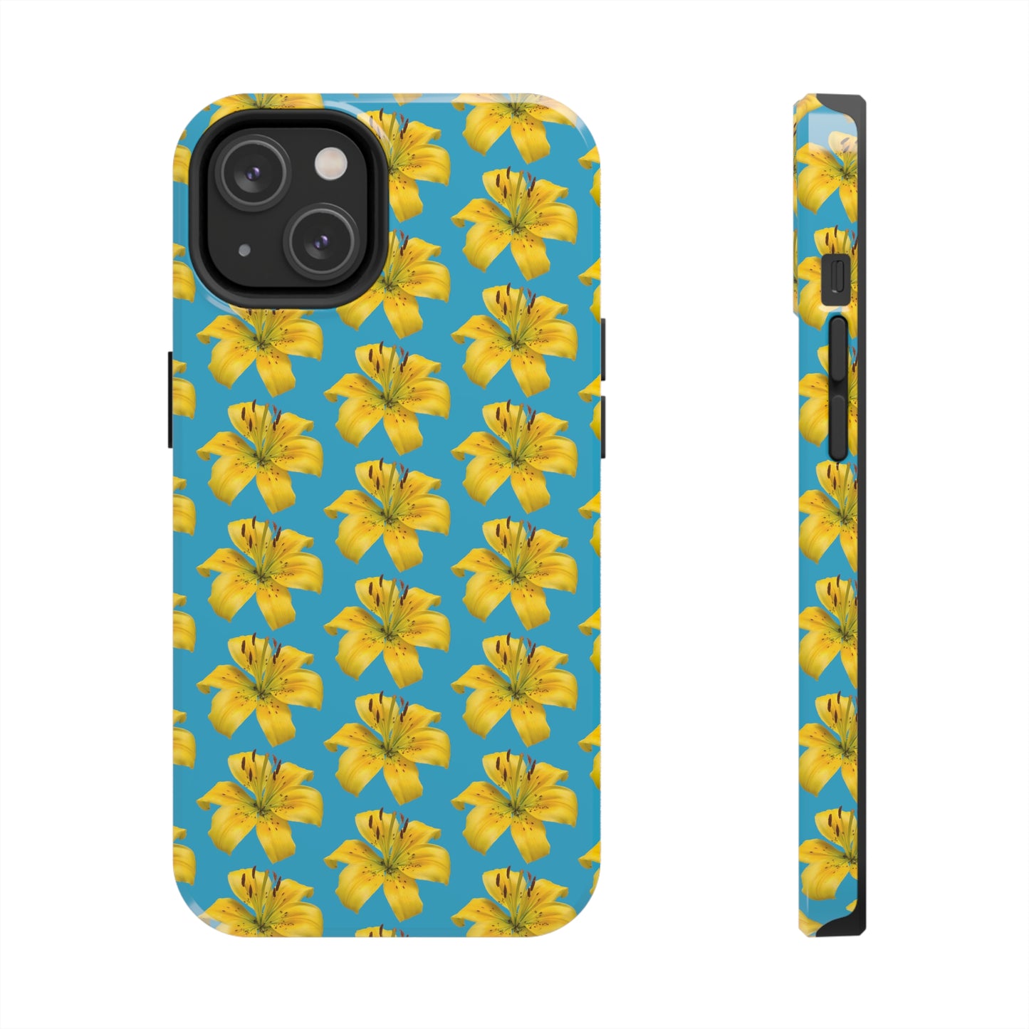 Pollyanna Lily Turquoise Tough Phone Case