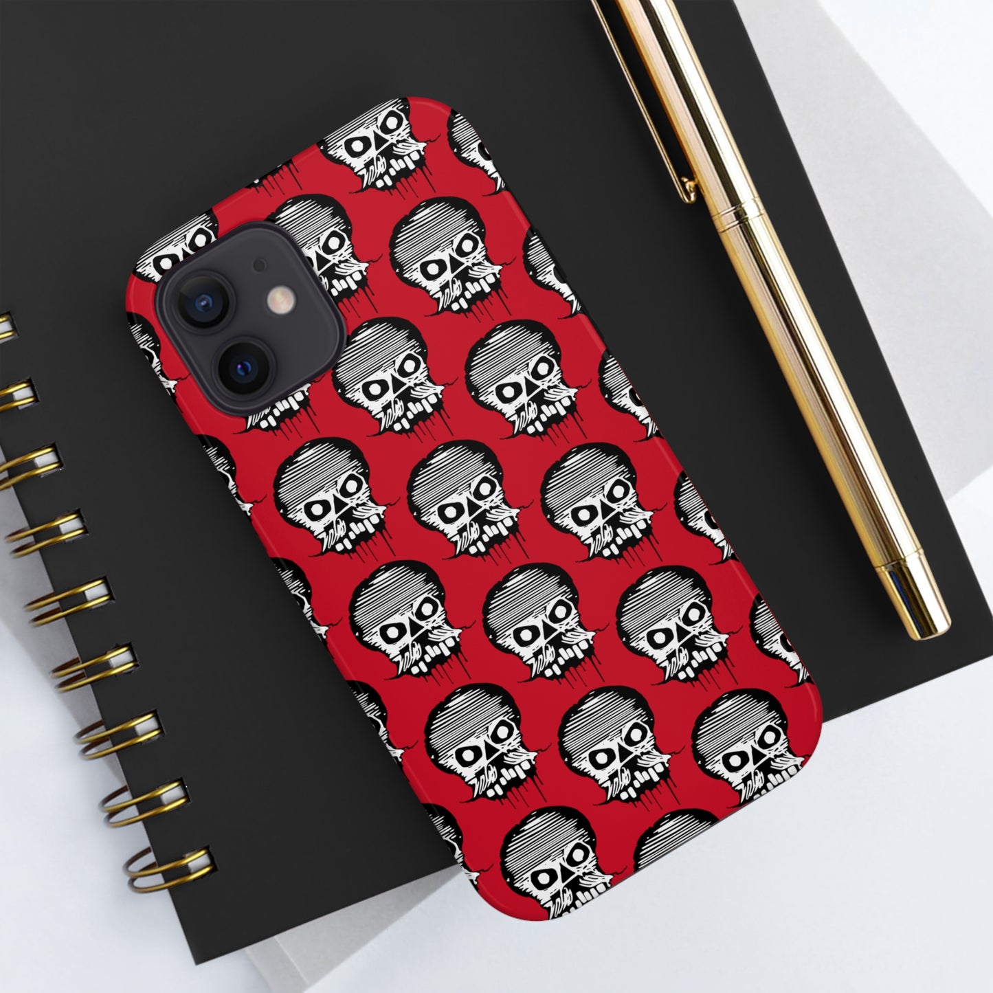 Skull Red Tough Phone Case