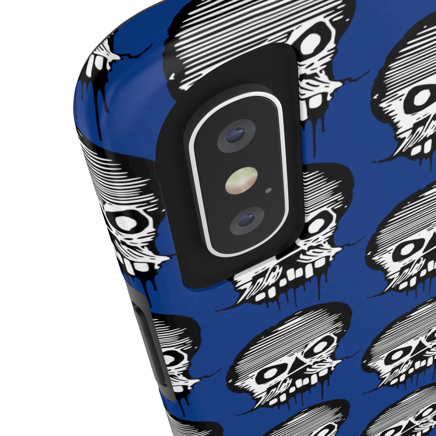 Skull Blue Tough Phone Case