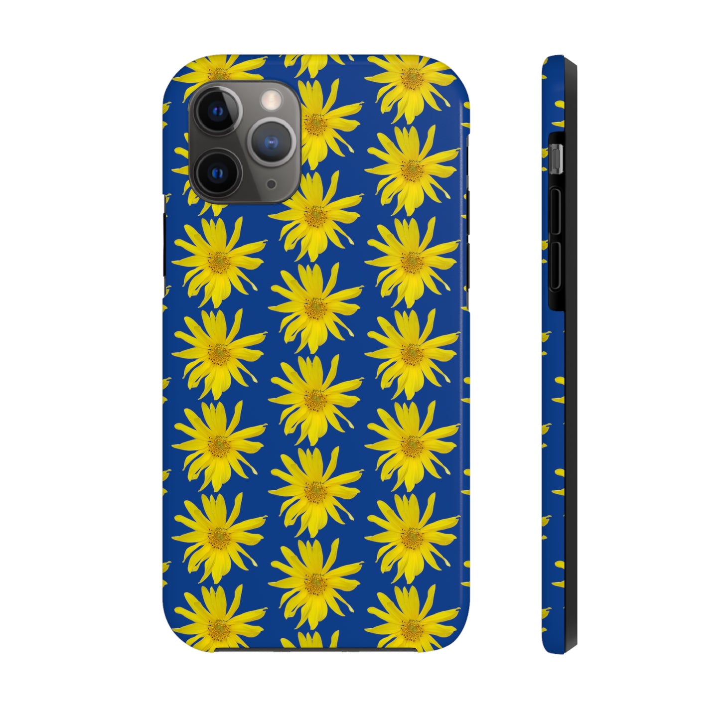 Wild Sunflower Blue Tough Phone Case