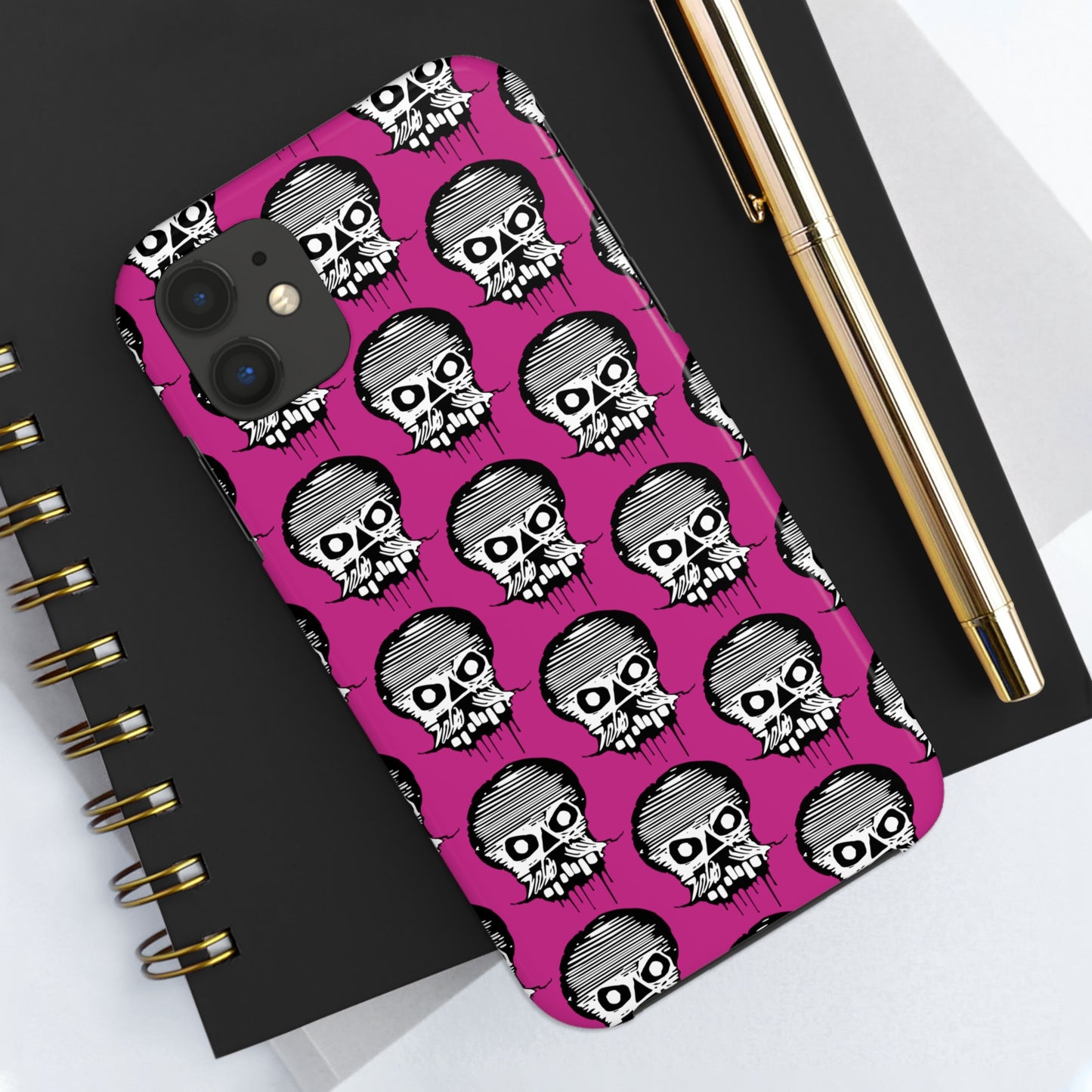 Skull Pink Tough Phone Case