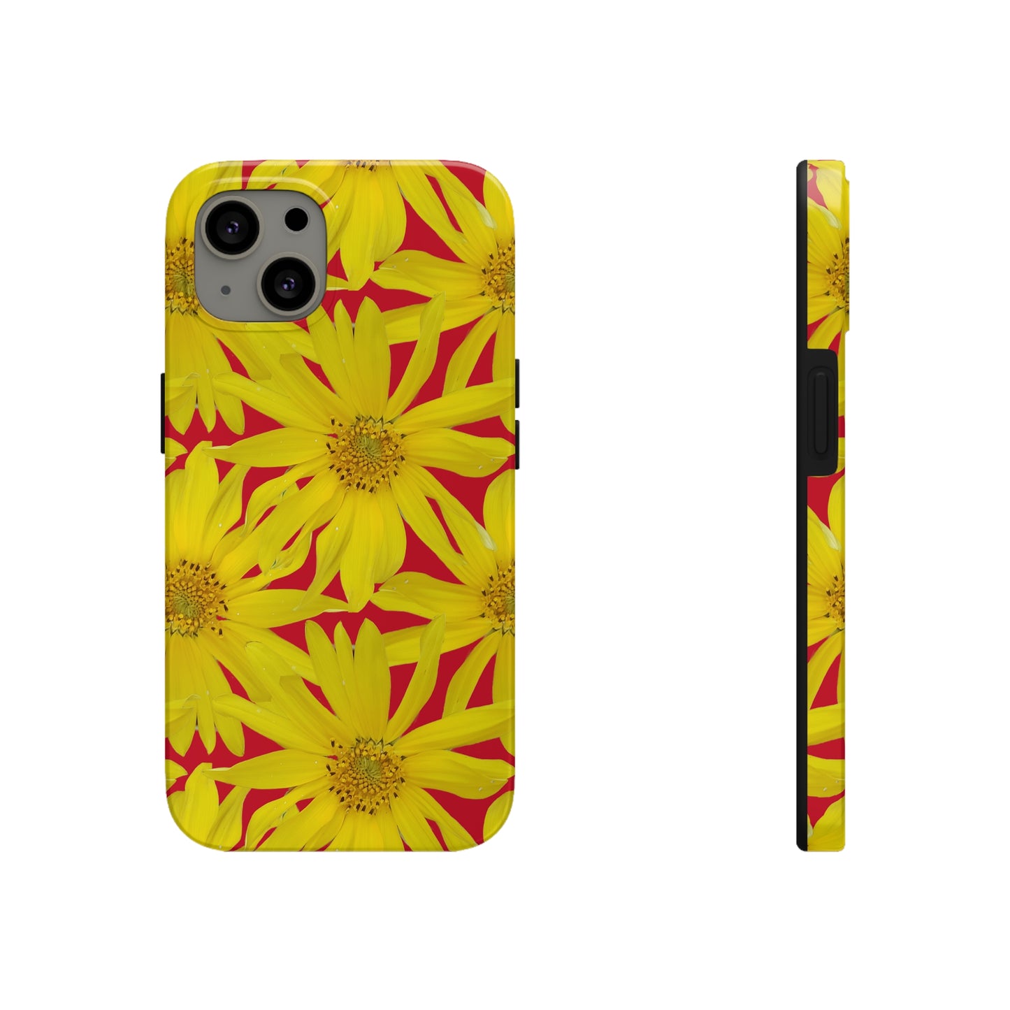 Big Sunflower Red Tough Phone Case