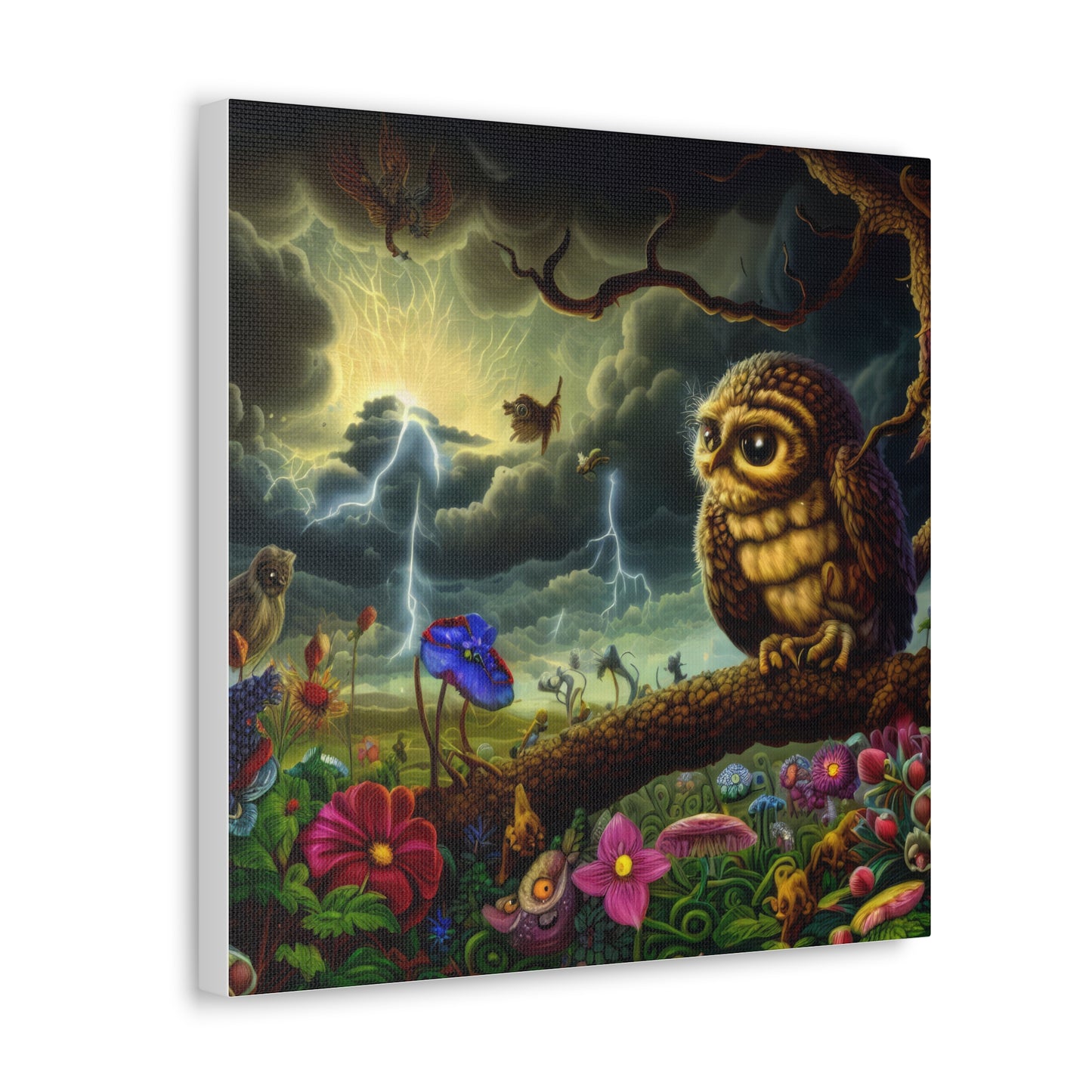 Vermont Owl - Canvas Wall Art