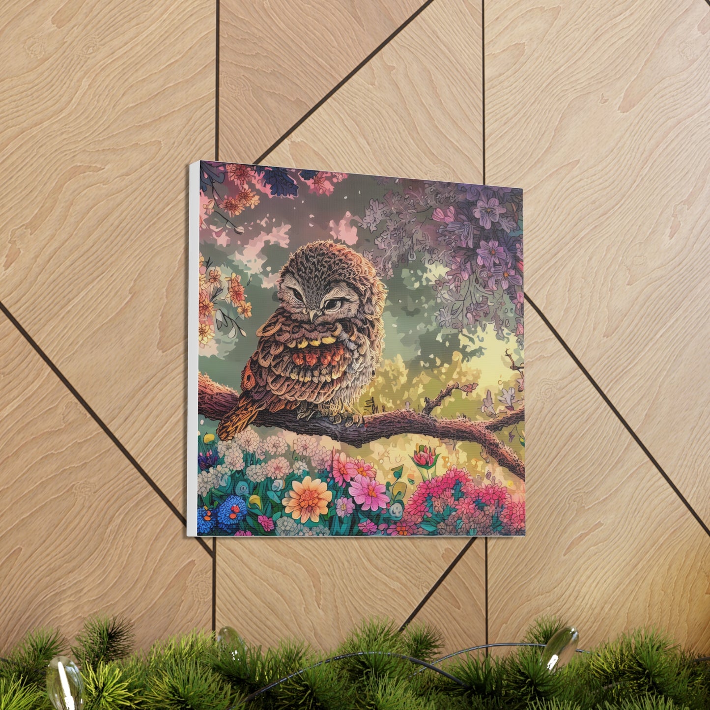 Oregon Owl - Canvas Wall Art