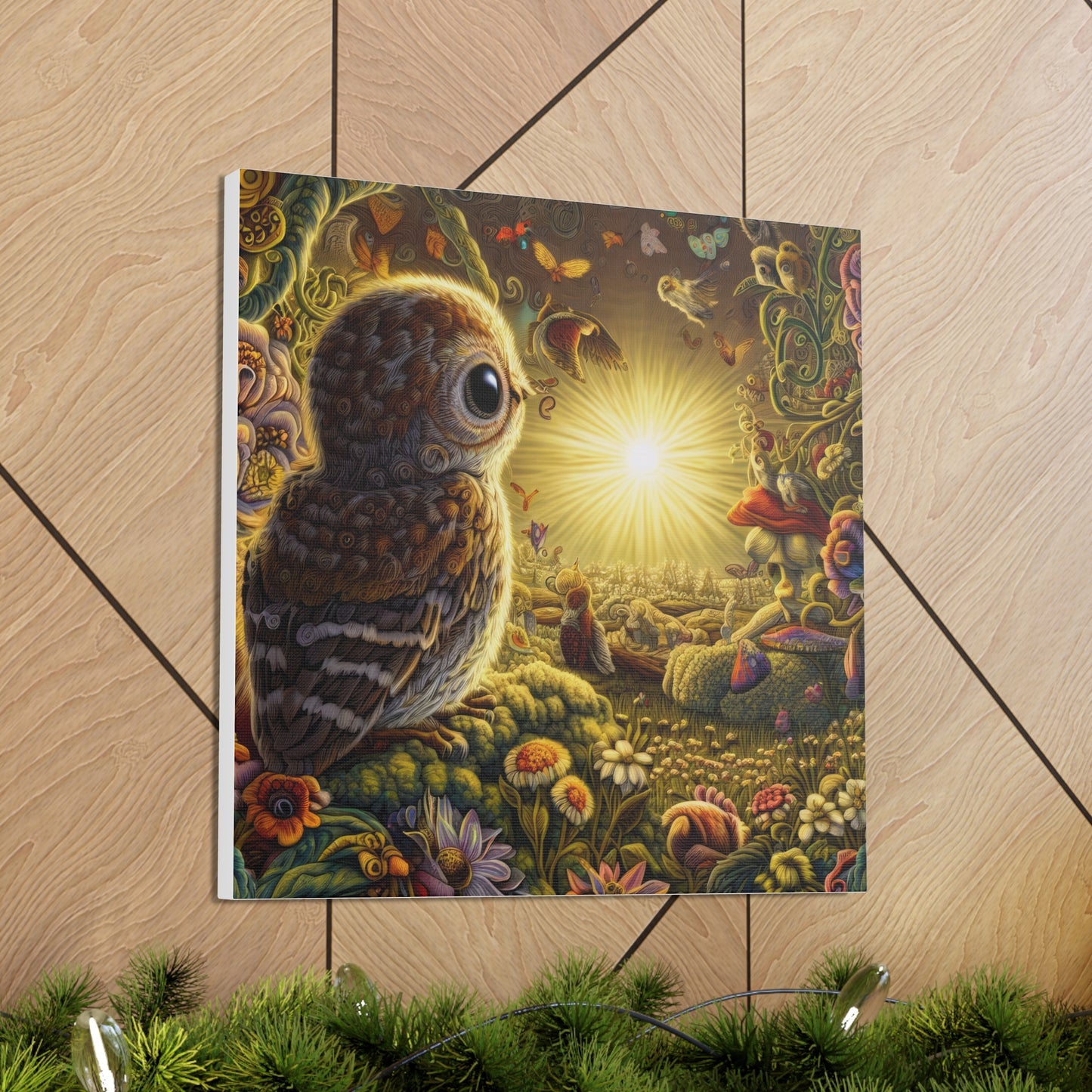 Massachusetts Owl - Canvas Wall Art