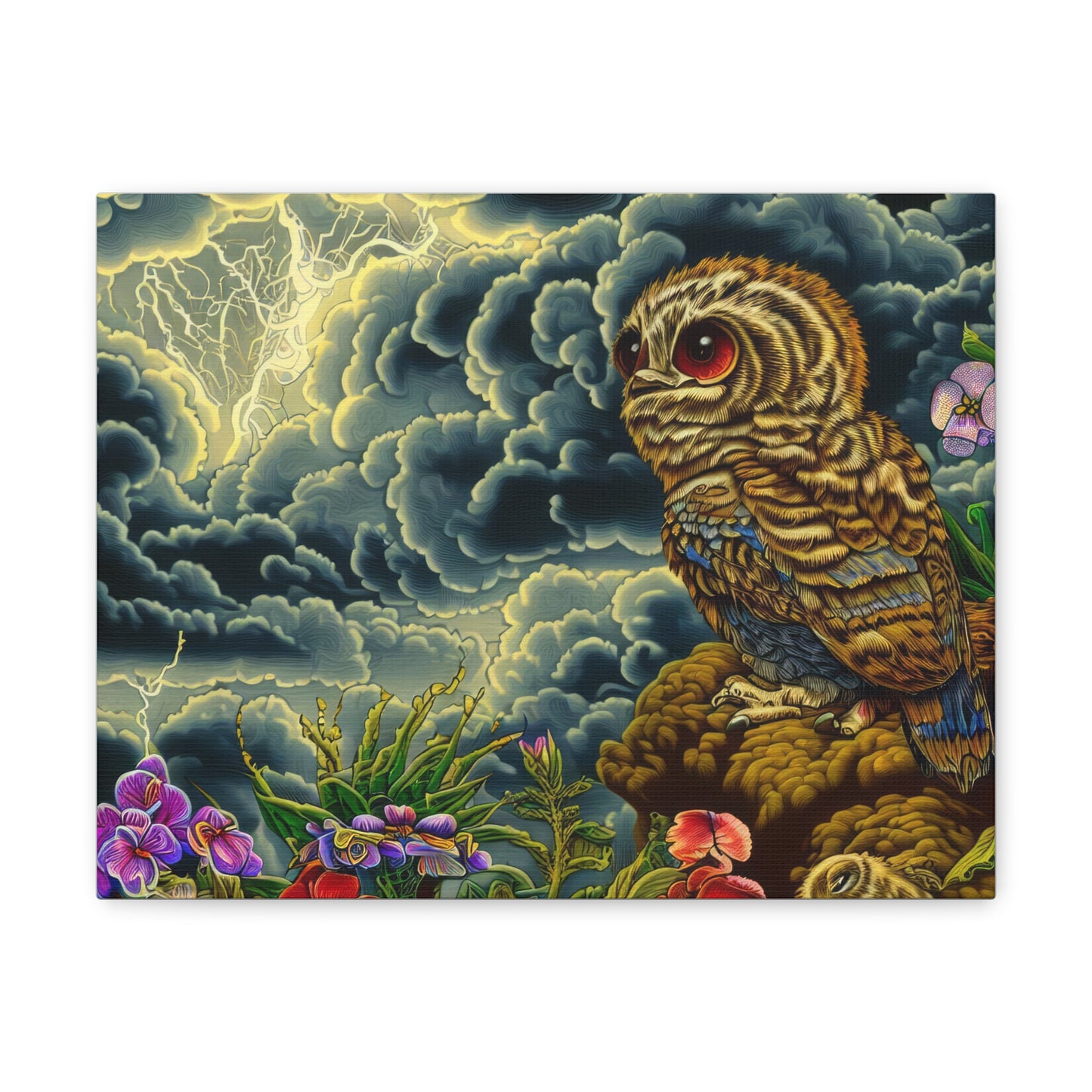 Illinois Owl - Canvas Wall Art