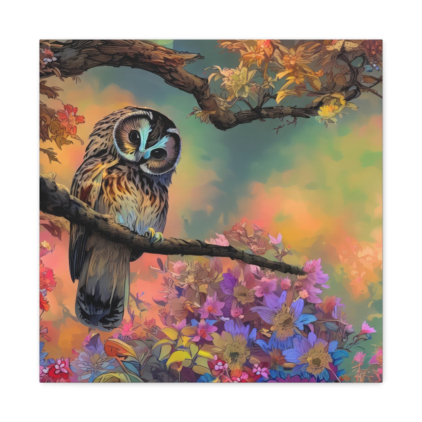 Kansas Owl - Canvas Wall Art