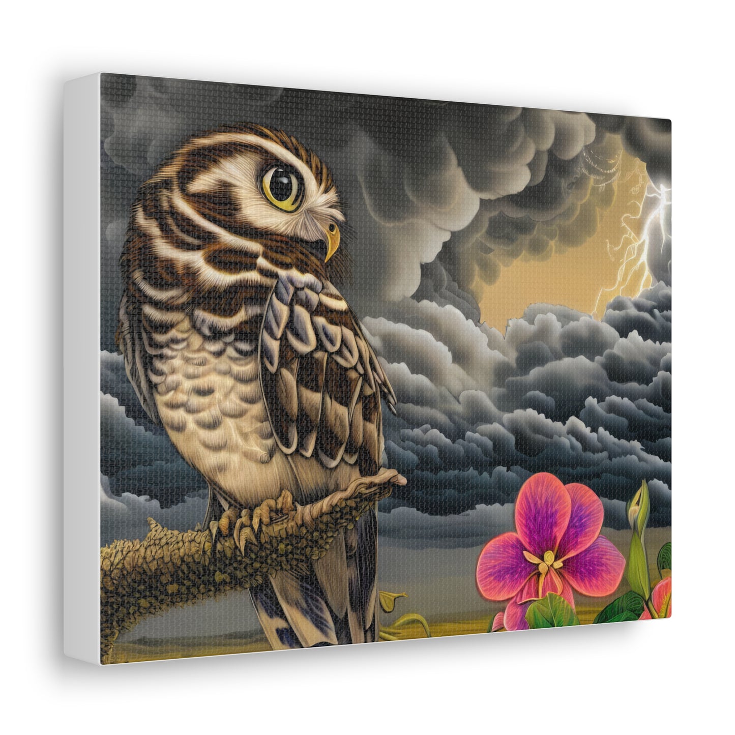 Hawaii Owl - Canvas Wall Art