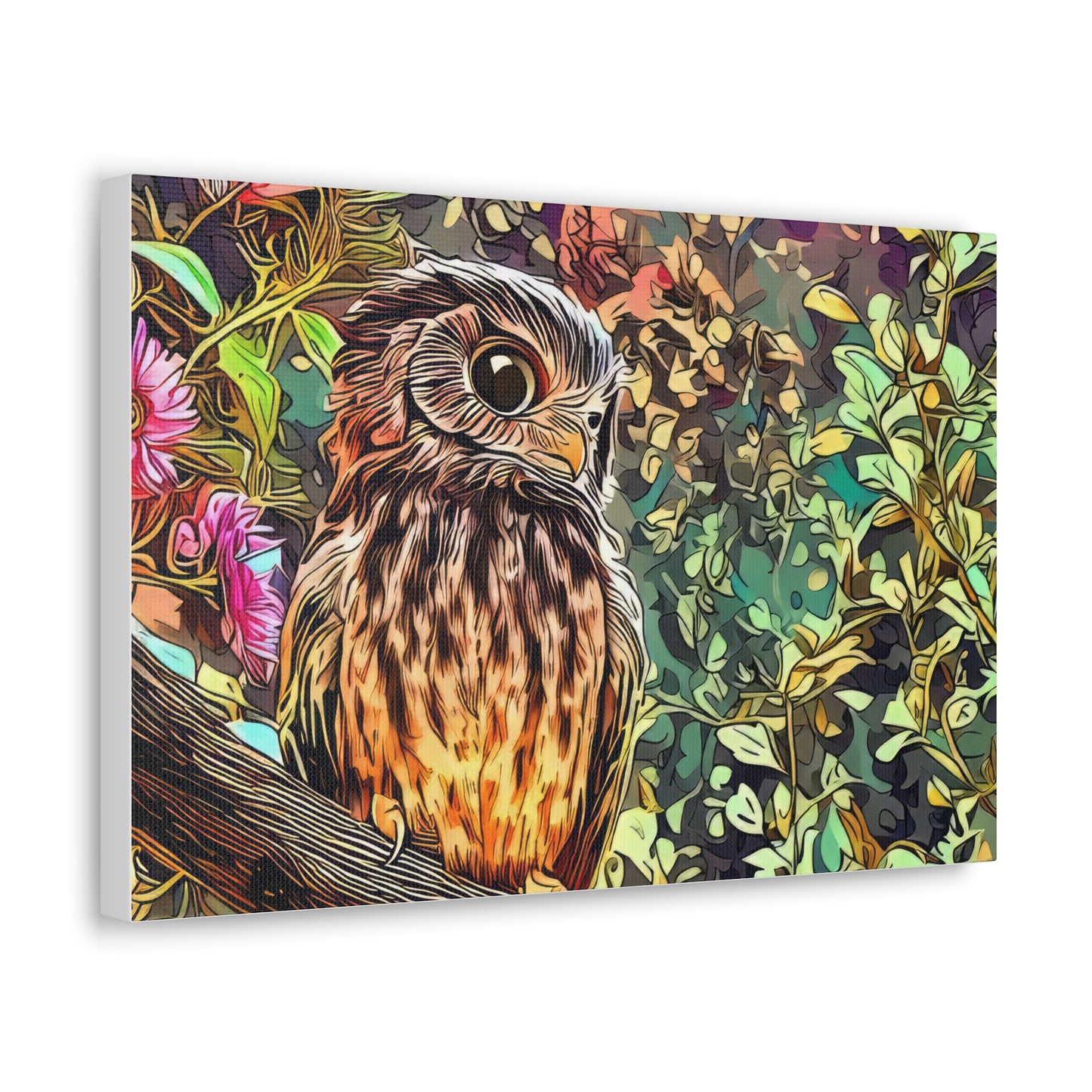 Idaho Owl - Canvas Wall Art