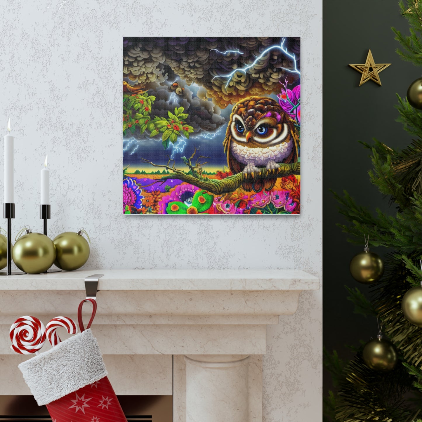 Louisiana Owl - Canvas Wall Art