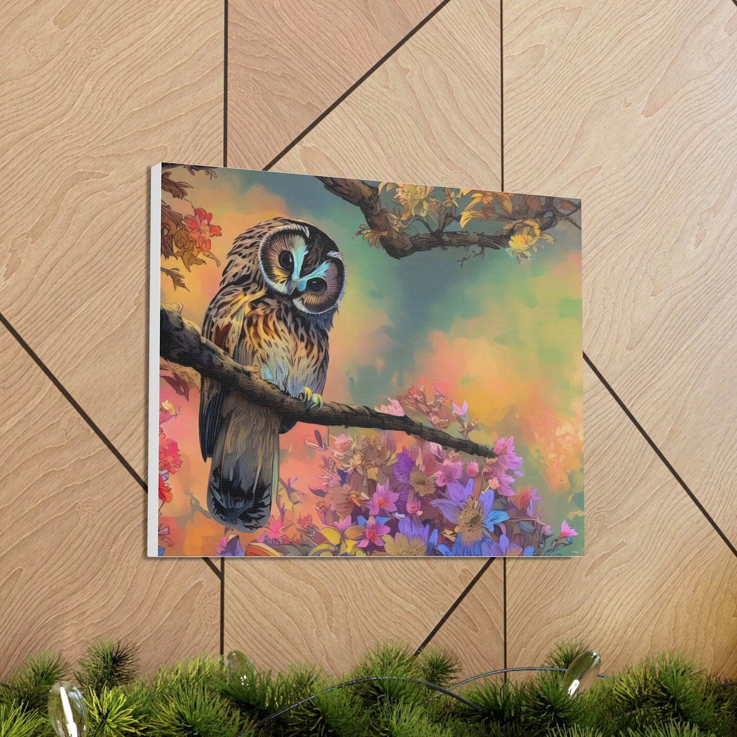 Kansas Owl - Canvas Wall Art