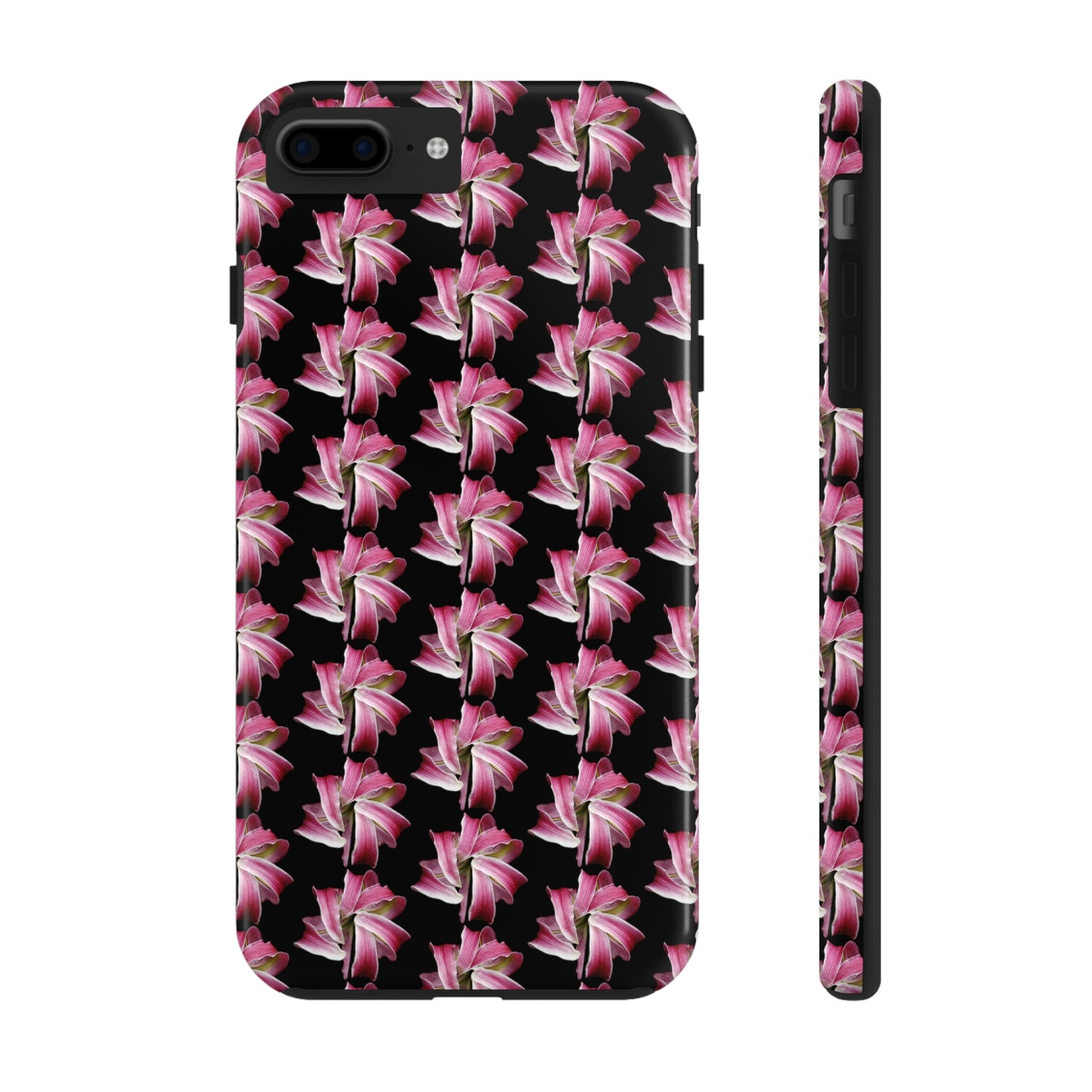 Morning Lily Black Tough Phone Case