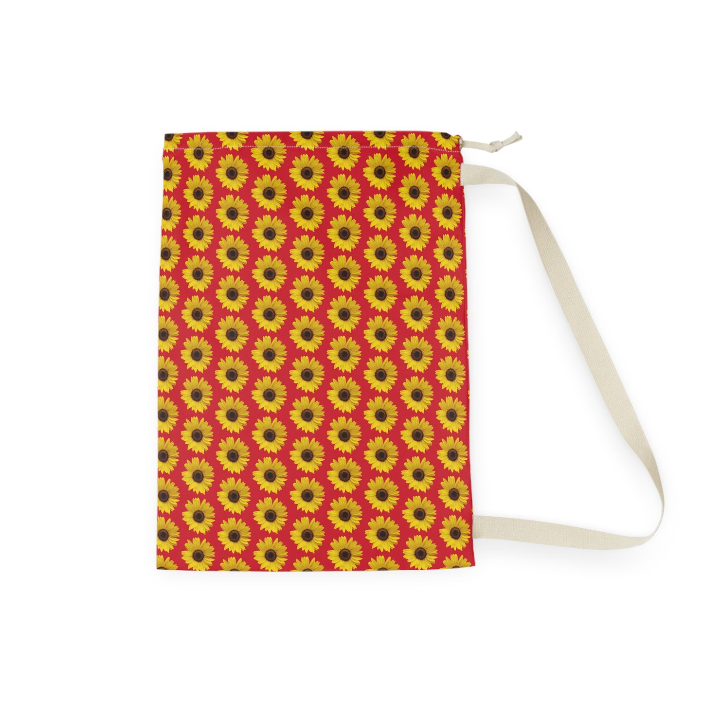 Sunflower Red Laundry Bag