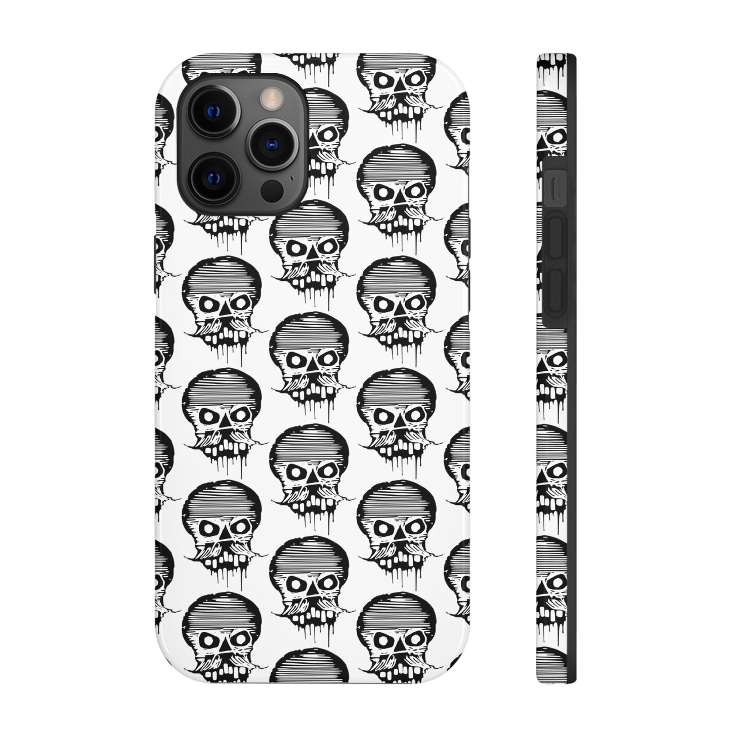 Skull White Tough Phone Case