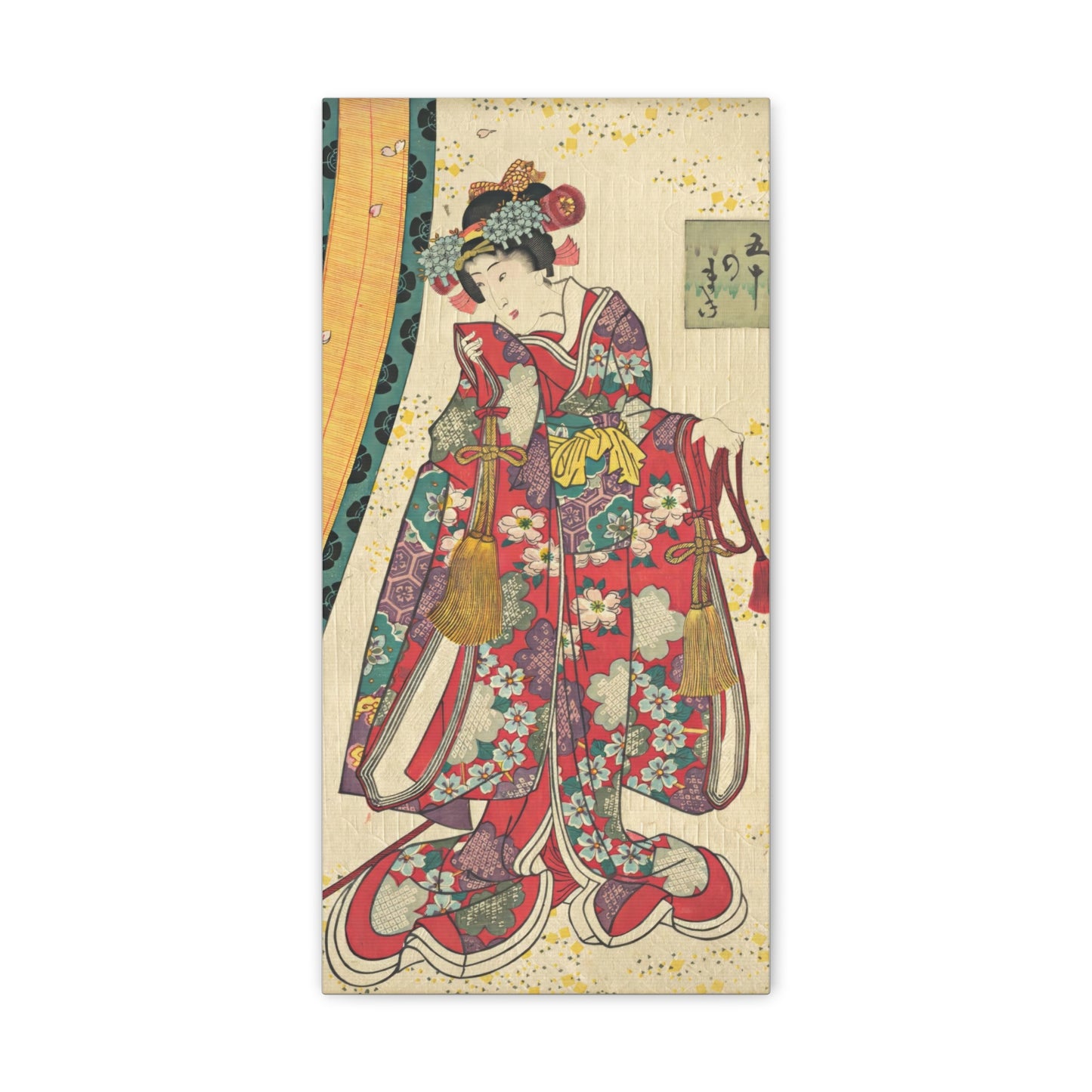 Utagawa Kunisada - Parody of the Third Princess and Kashiwagi Wall Art