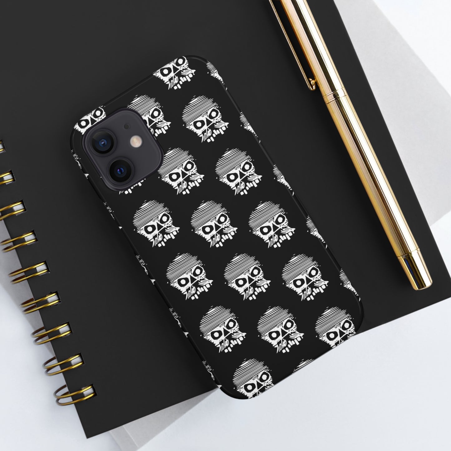 Skull Black Tough Phone Case