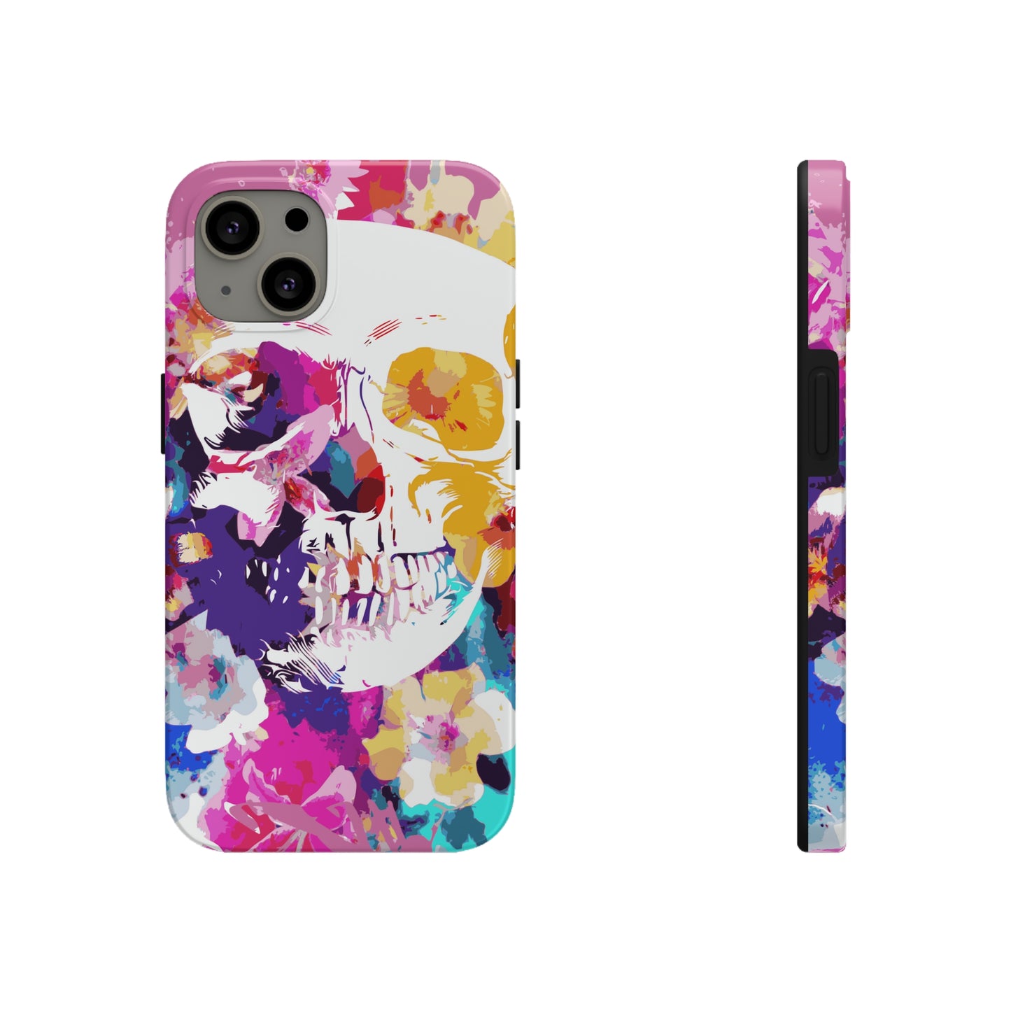 Skull and Bloom Tough Phone Case