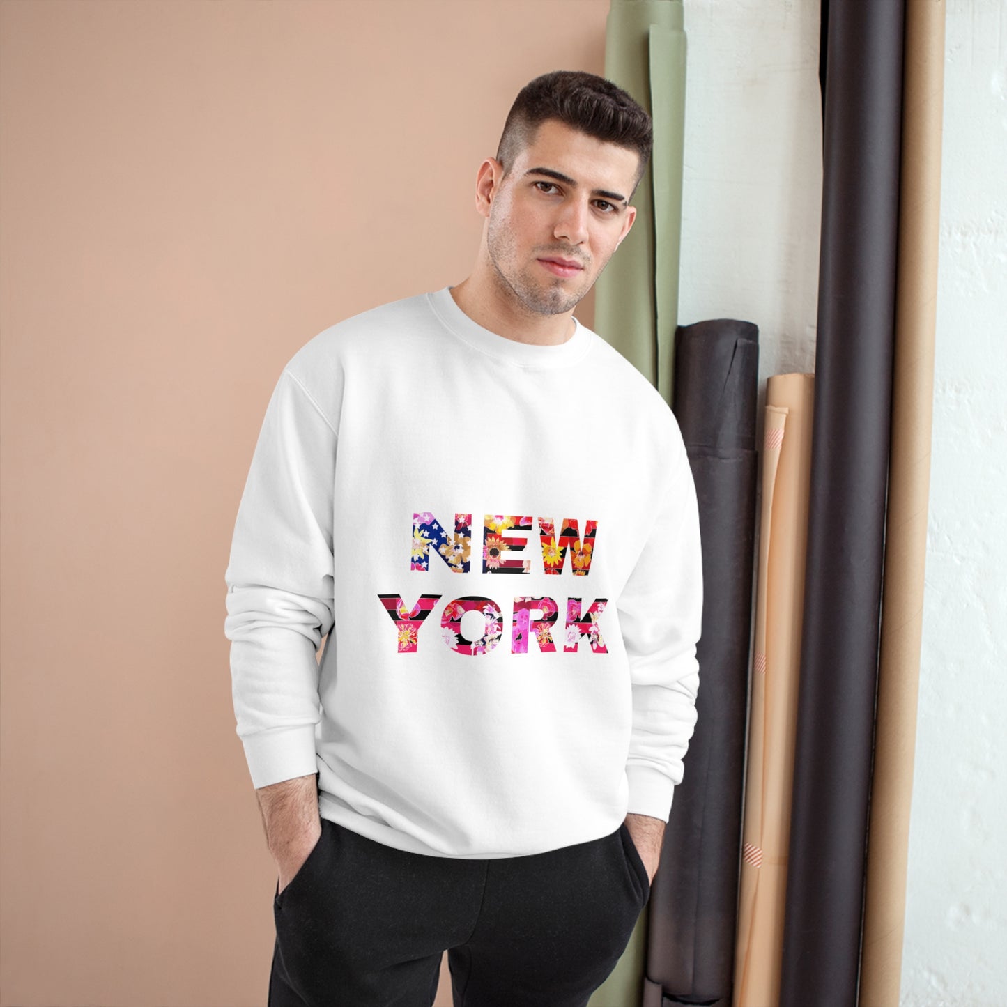 New York Floral Champion Sweatshirt