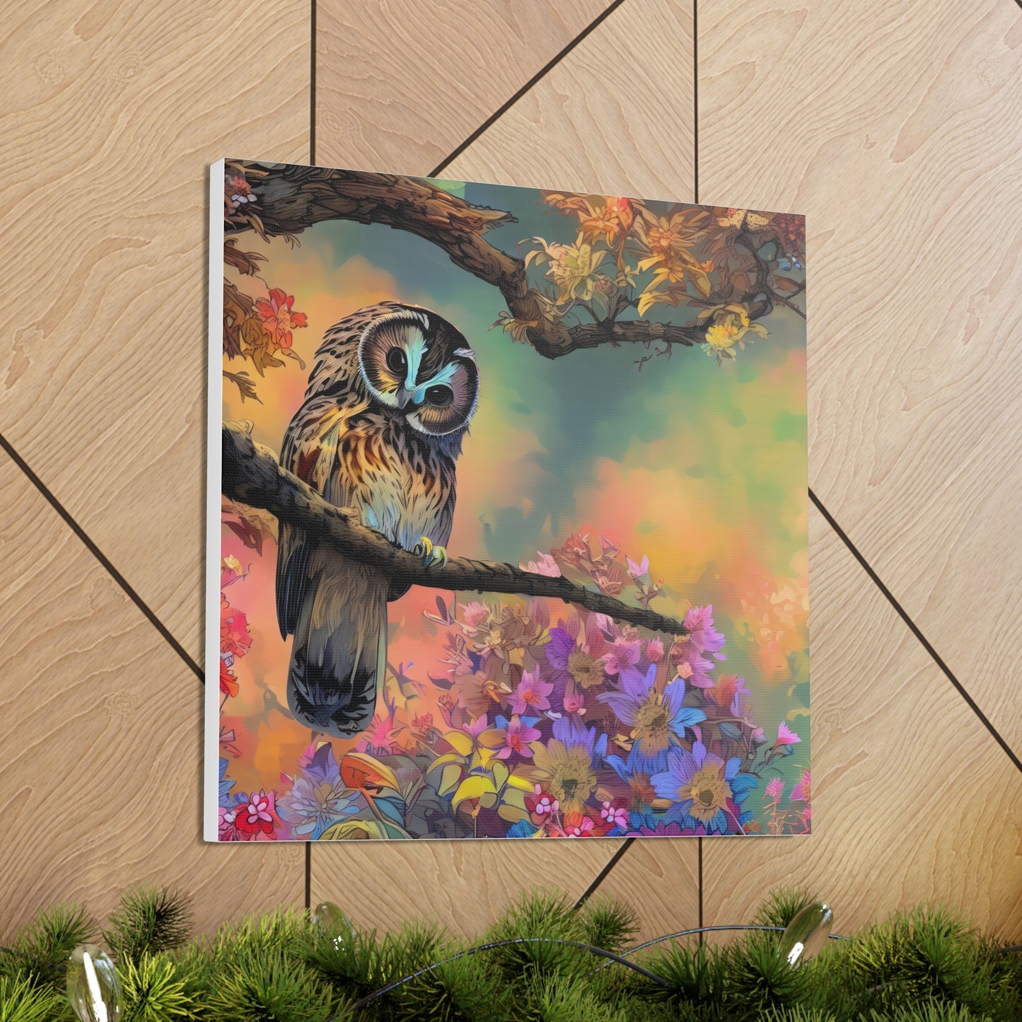 Kansas Owl - Canvas Wall Art