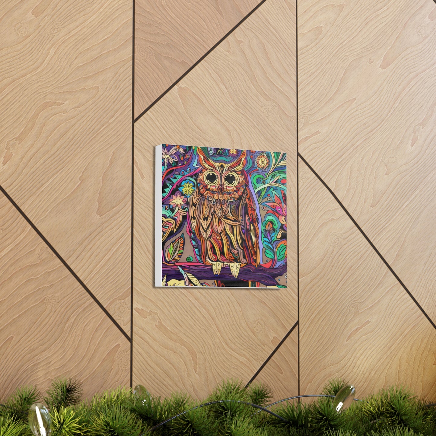 Nevada Owl  - Canvas Wall Art