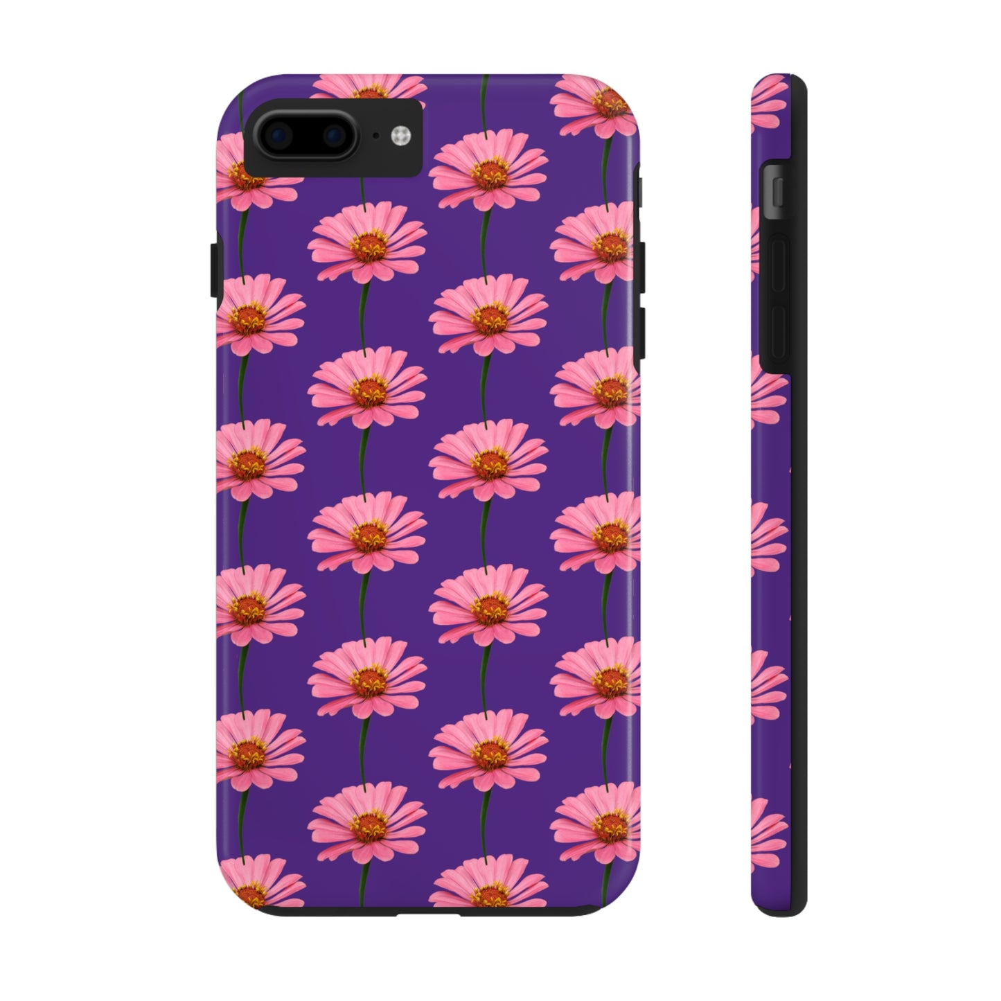 Pink Zinnia Purple Tough Phone Case