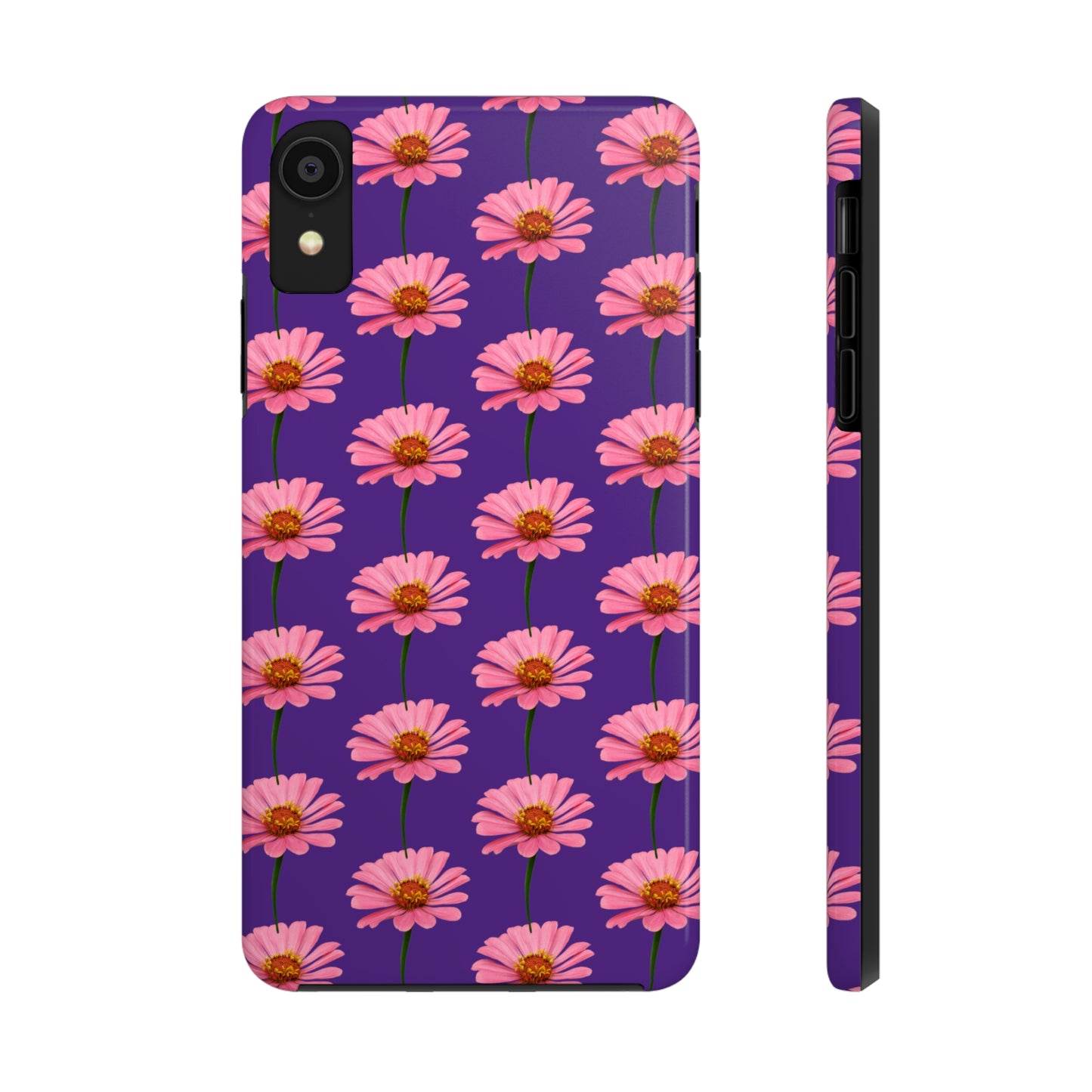 Pink Zinnia Purple Tough Phone Case