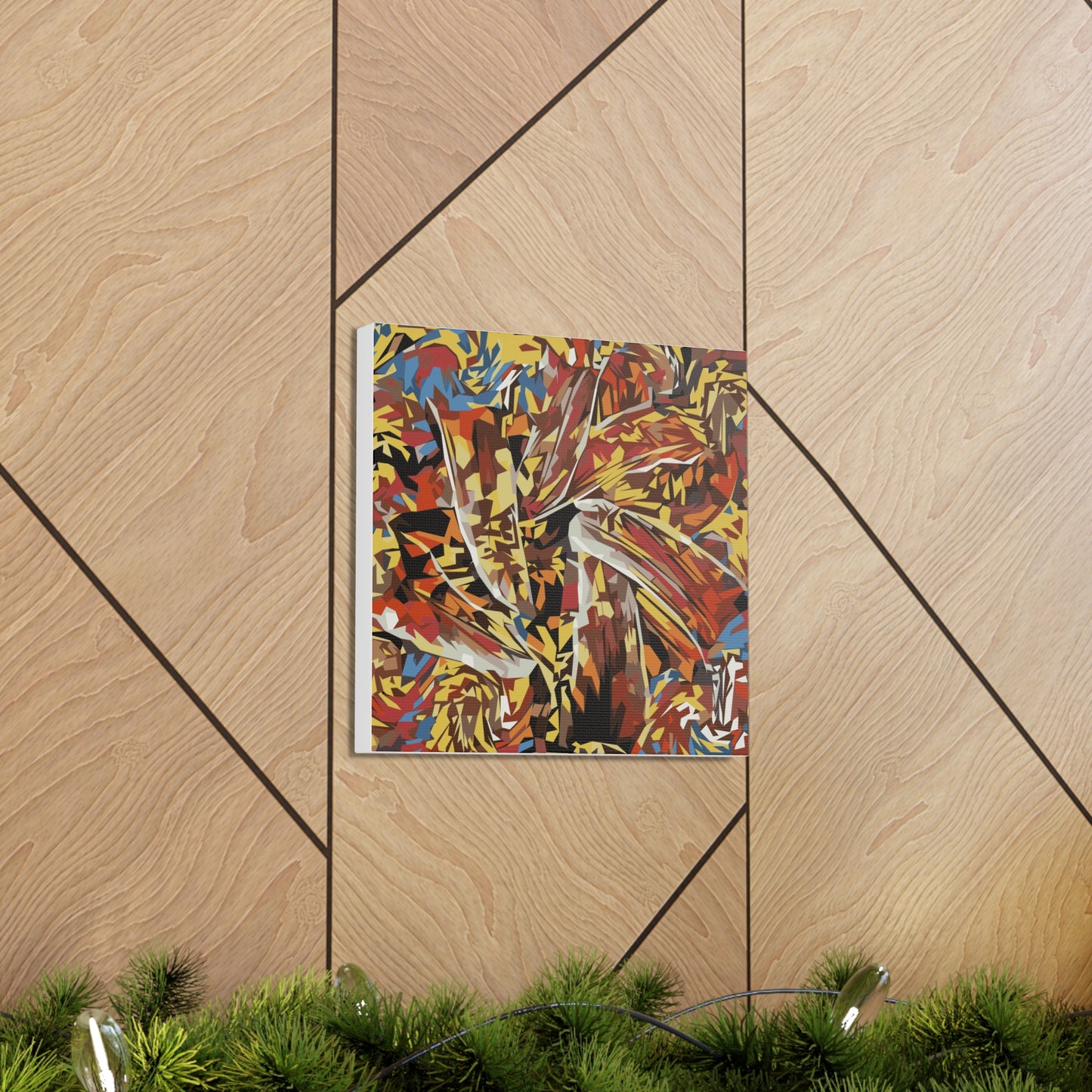 Abstract Floral Fiesta Canvas Gallery Wraps