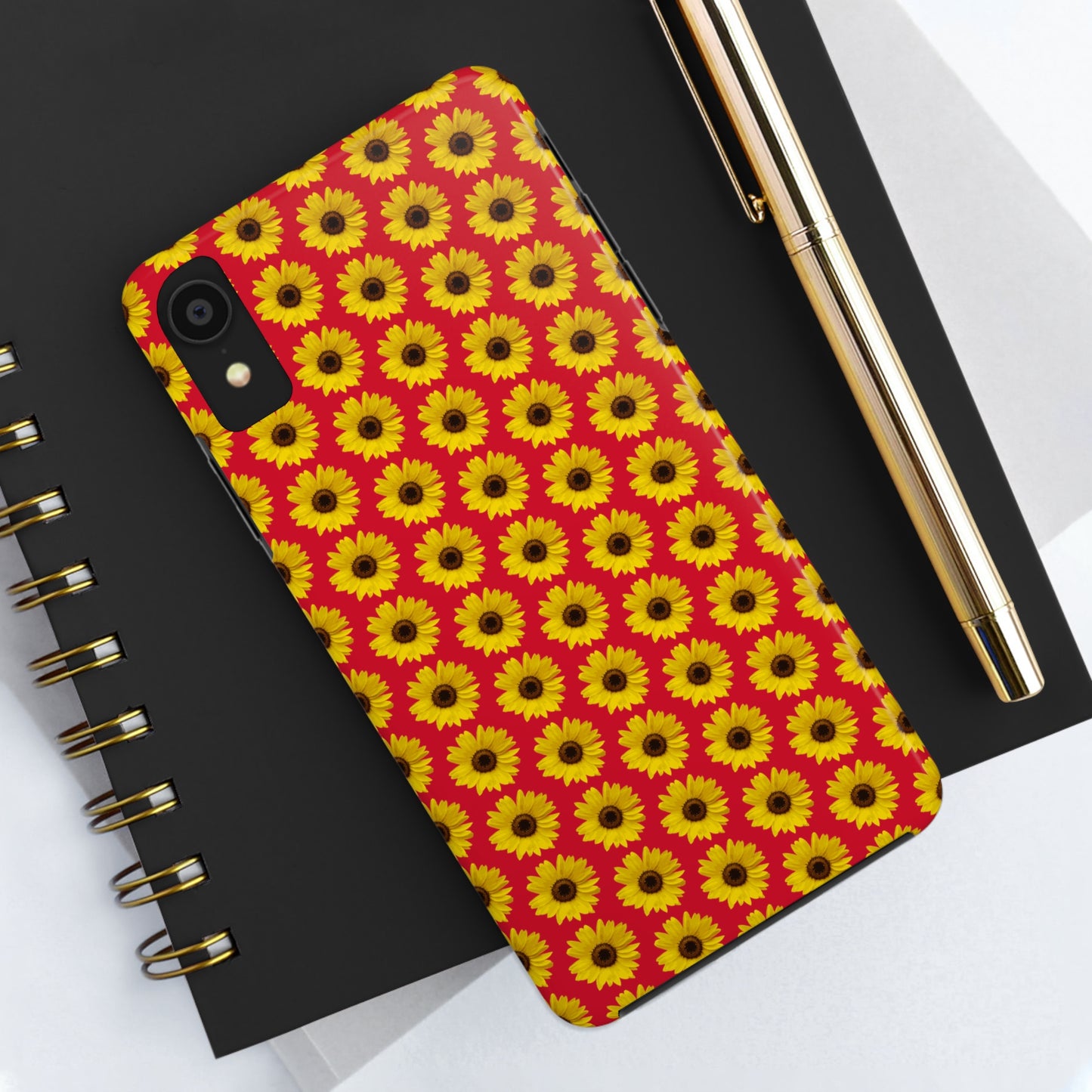 Sunflower Red Tough Phone Case