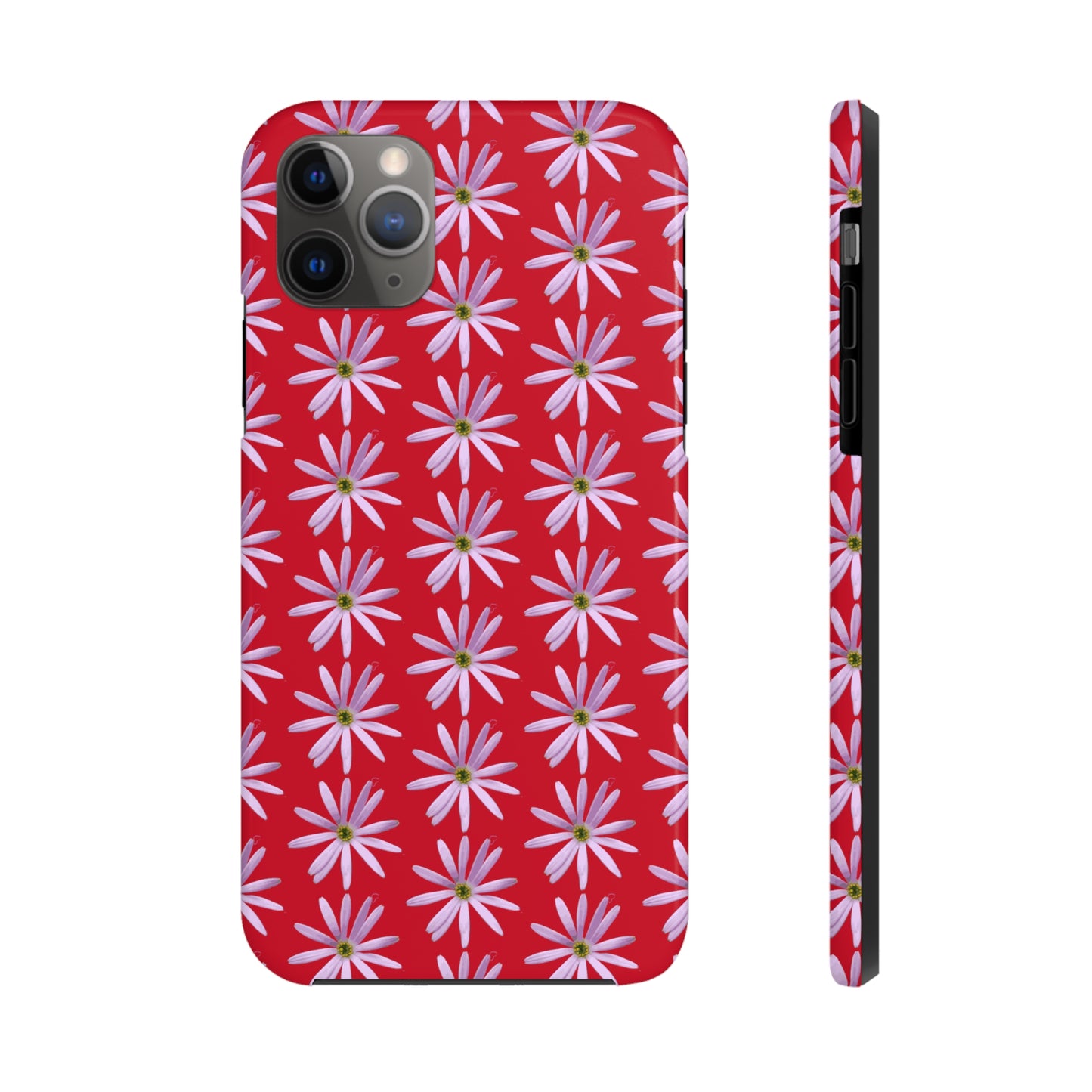 Aster Red Tough Phone Case