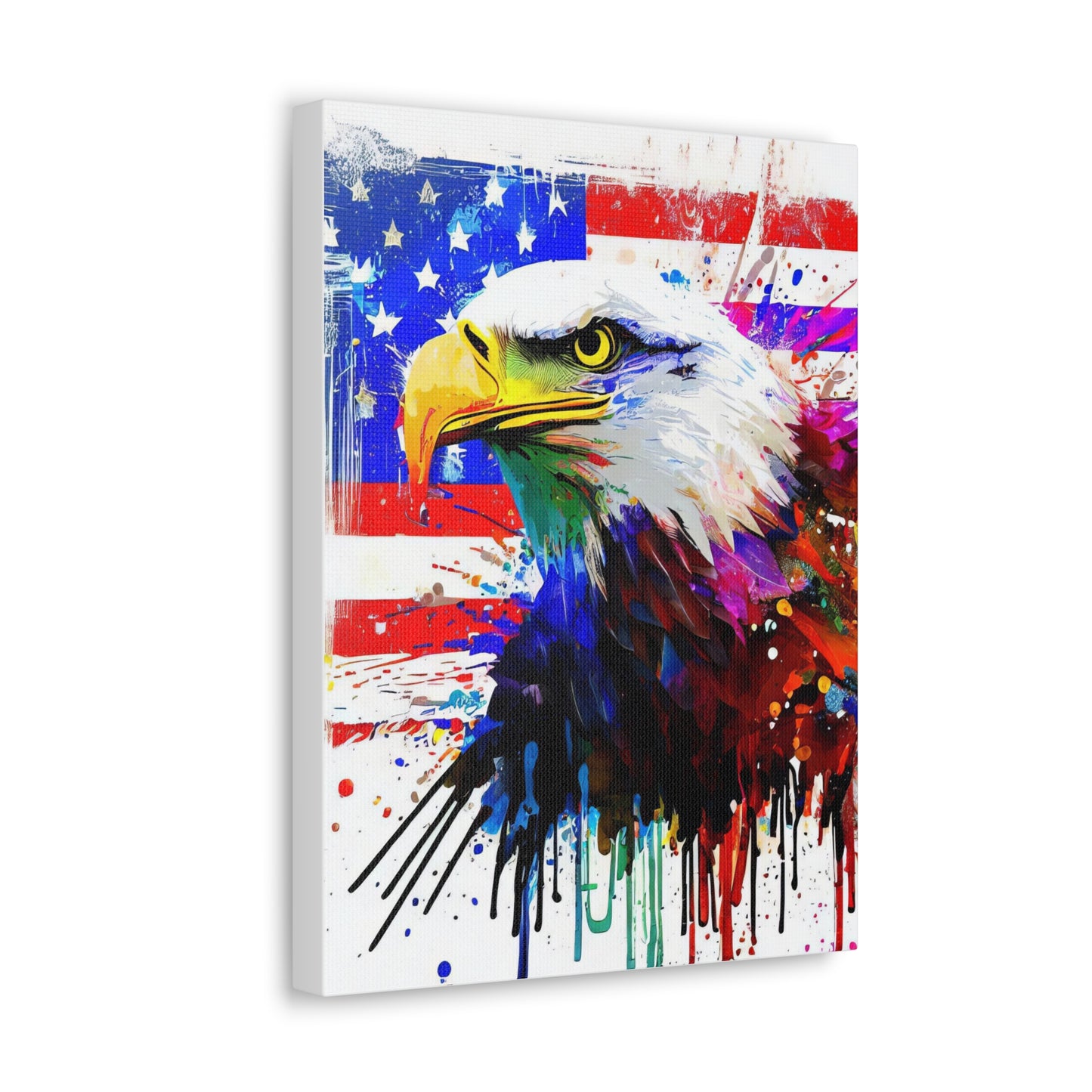 American Eagle Flag  - Canvas Wall Art