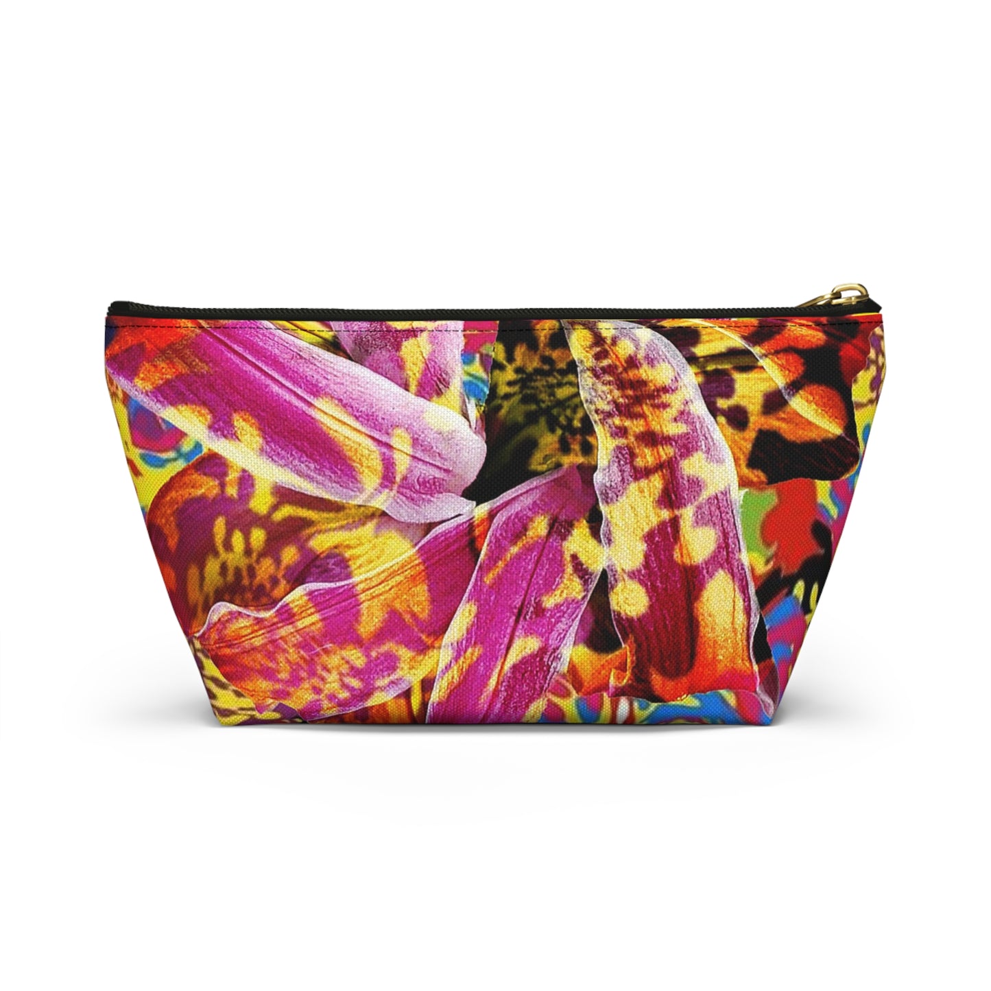 Floral Fiesta Accessory Pouch w T-bottom