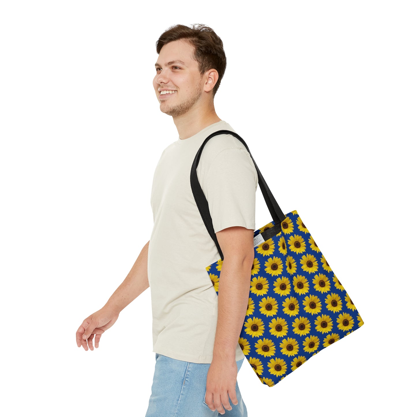 Sunflower Blue Tote Bag