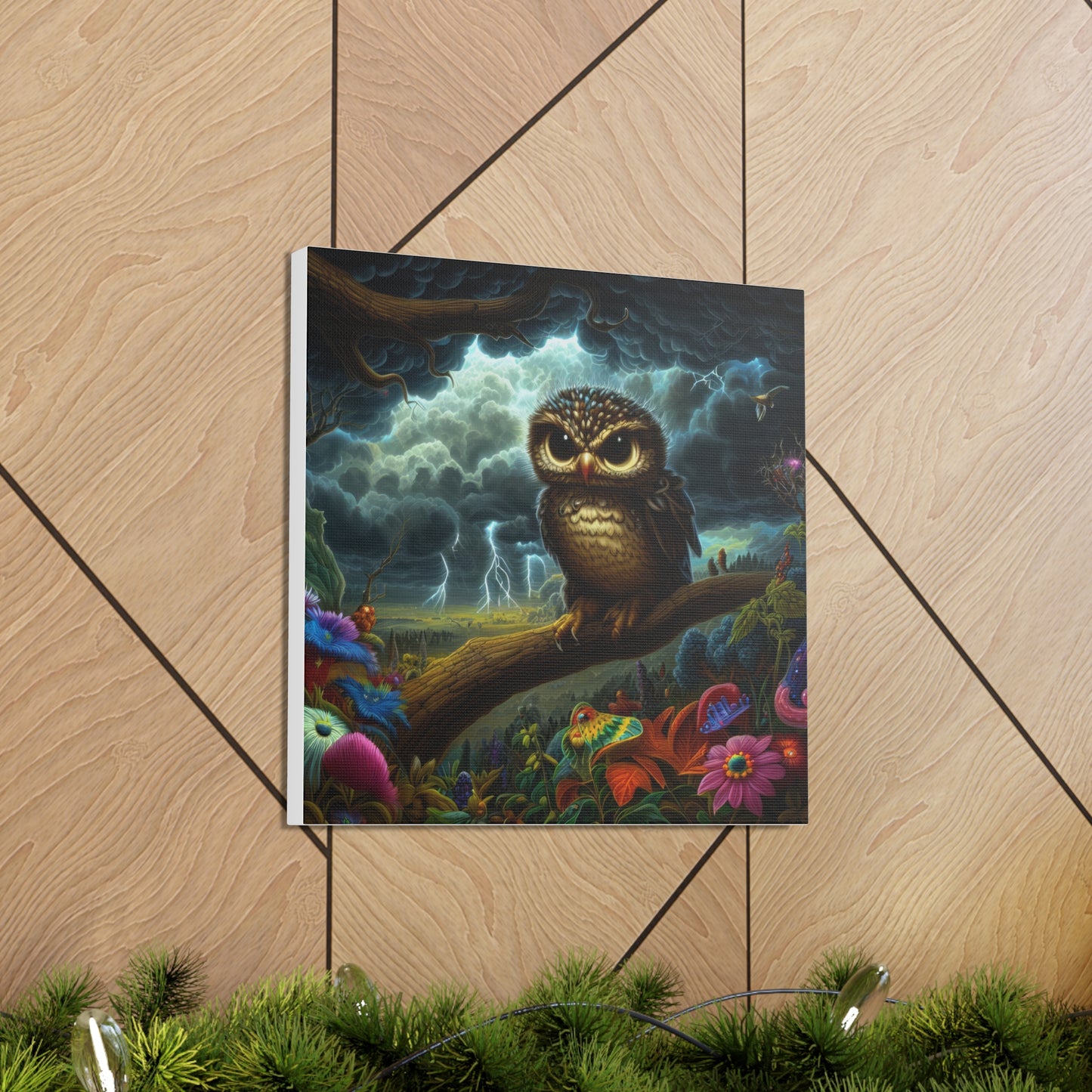 Arkansas Owl - Canvas Wall Art