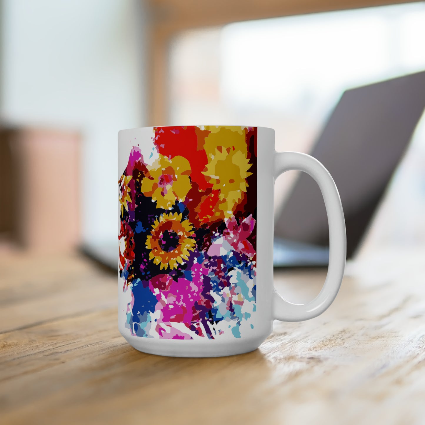 Floral Symphony Mug 15oz