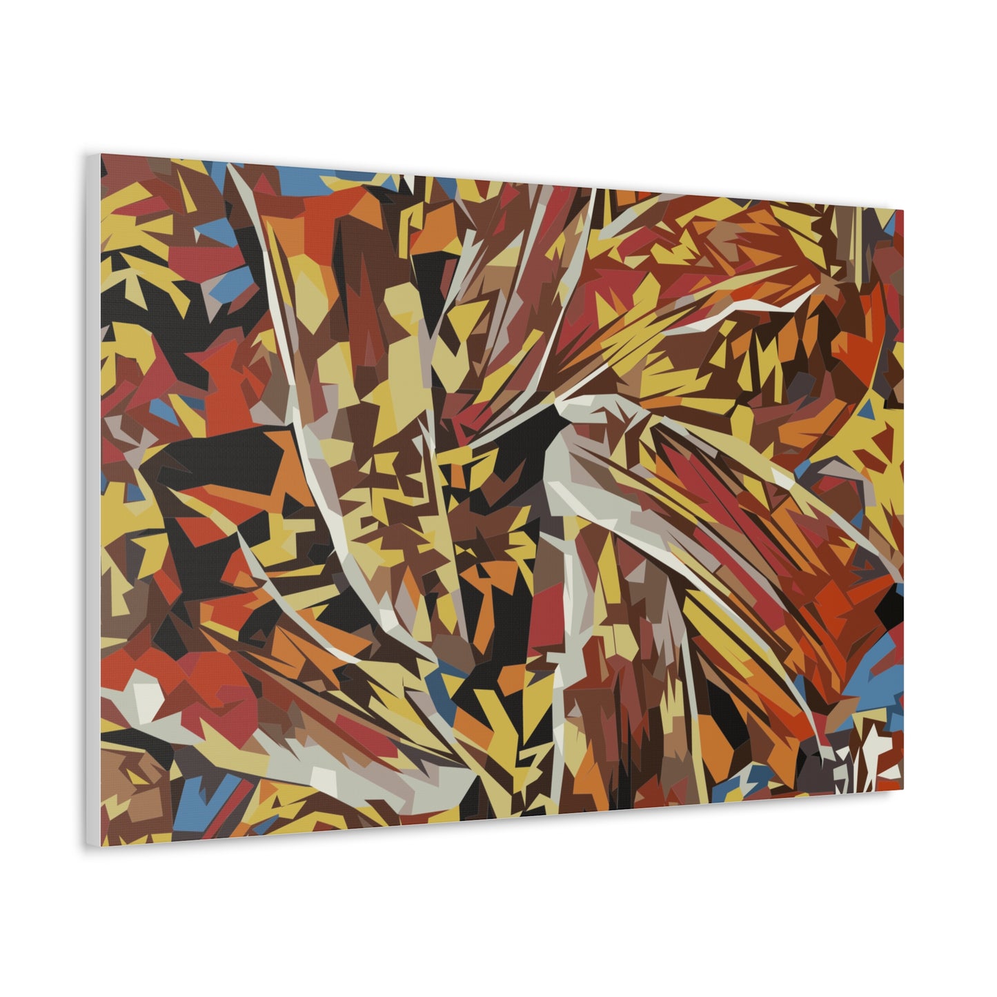 Abstract Floral Fiesta Canvas Gallery Wraps