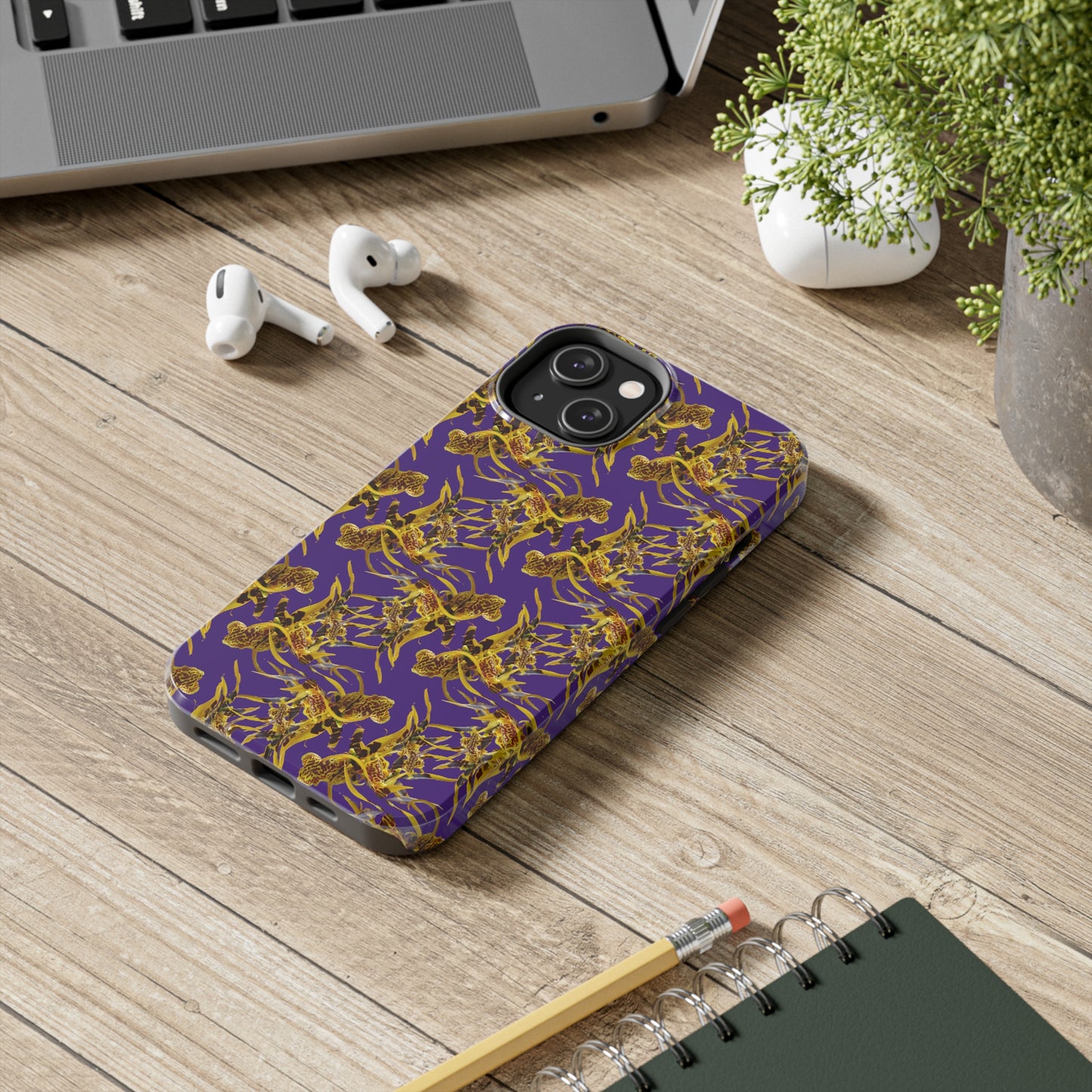 Brassia Orchid Purple Tough Phone Case